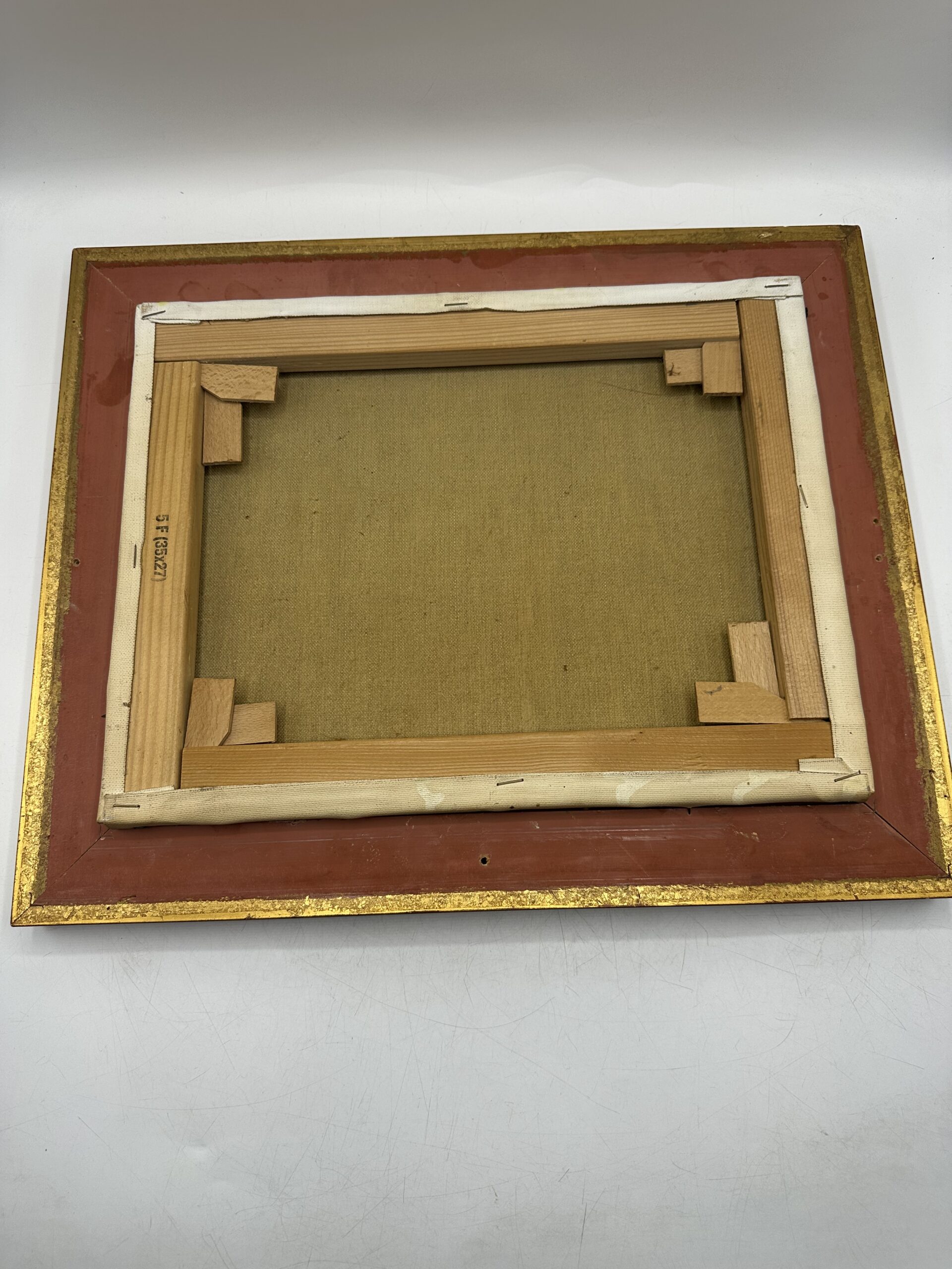 Ancienne peinture à l'huile paysage – Image 12