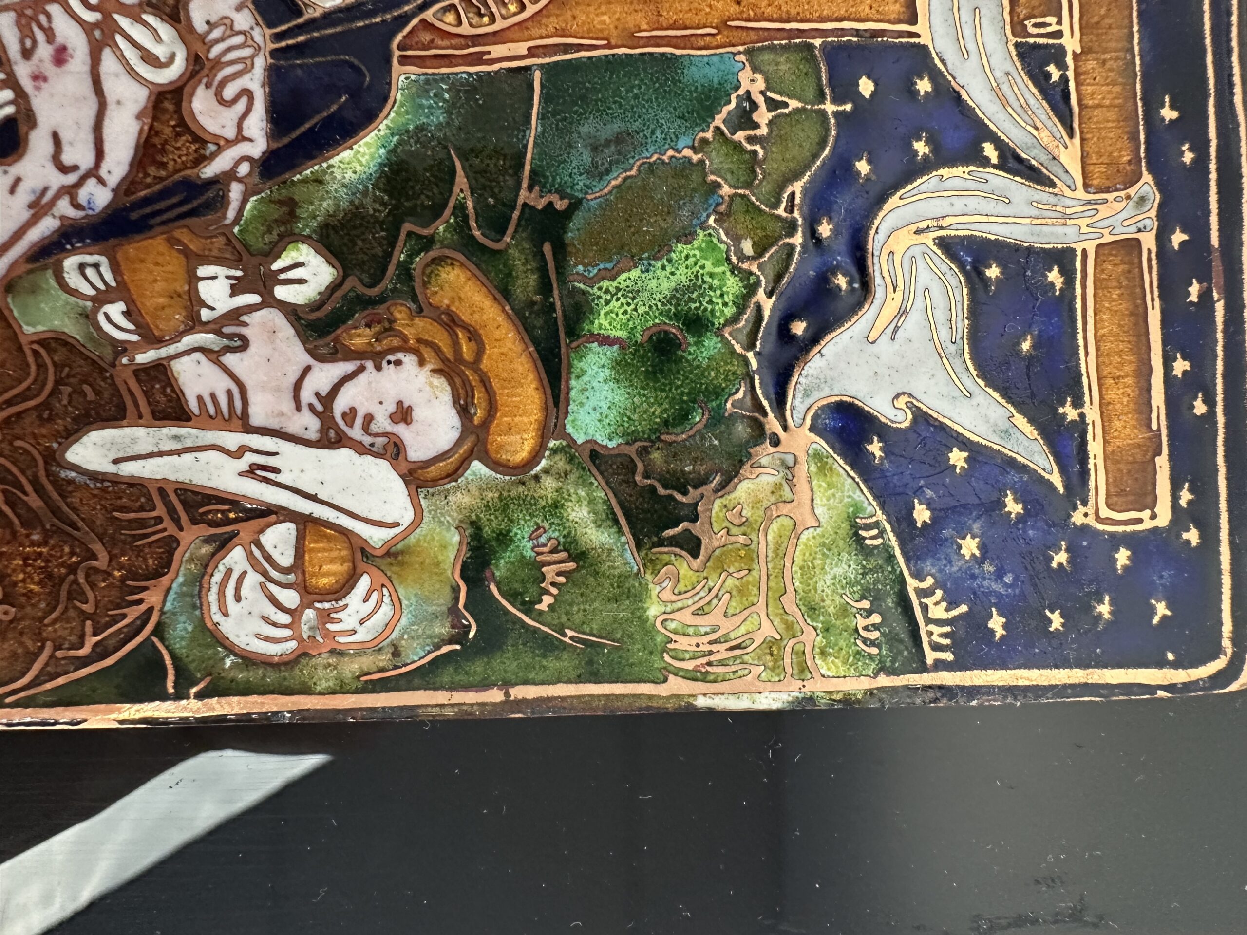 2 plaques émaux sur cuivre Marc Blanc – Image 14