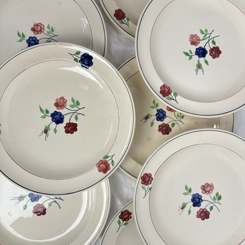 8 assiettes Mathilde Moulin des Loups Hamage