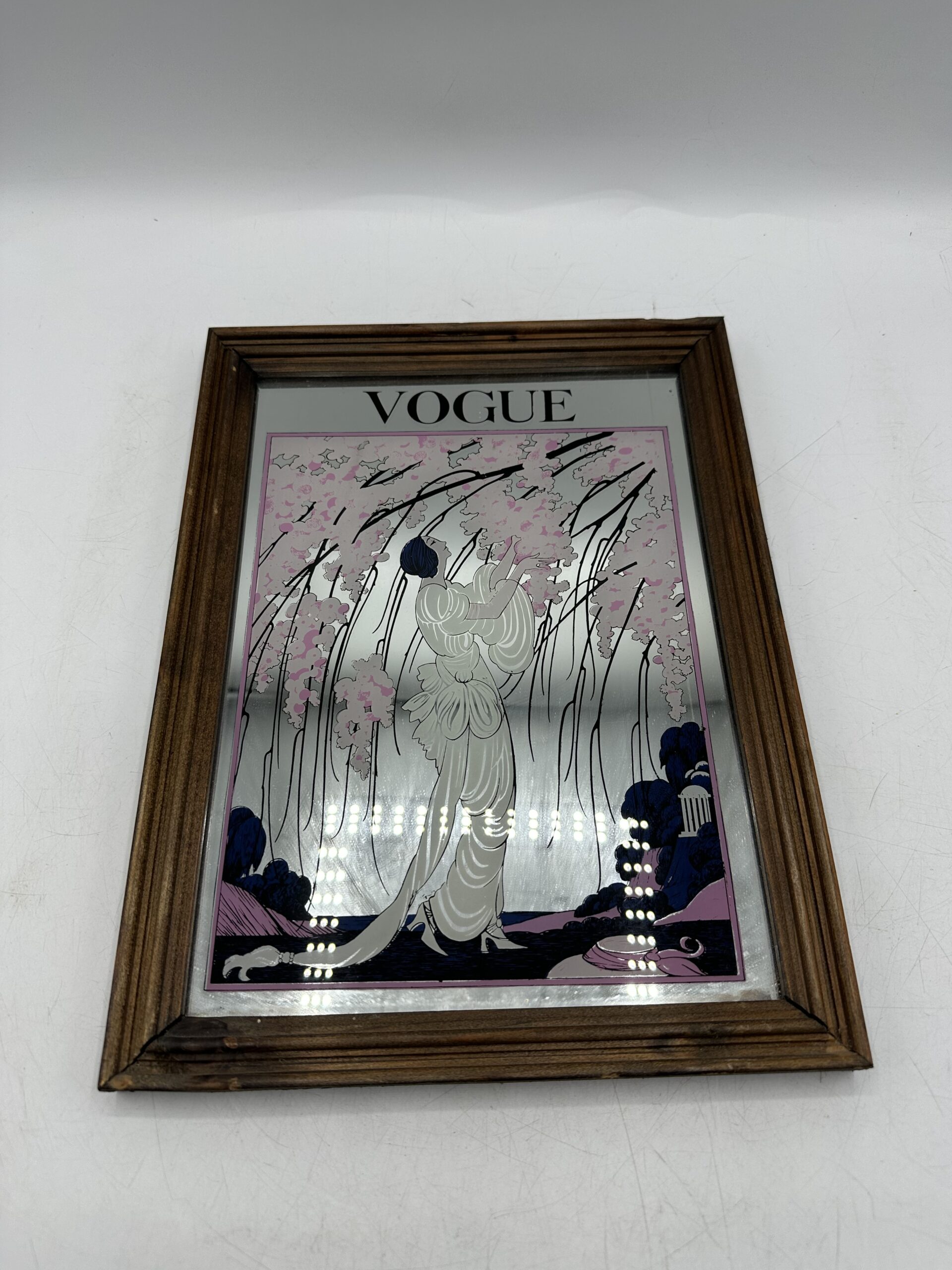Miroir sérigraphié Vogue année 80 – Image 2