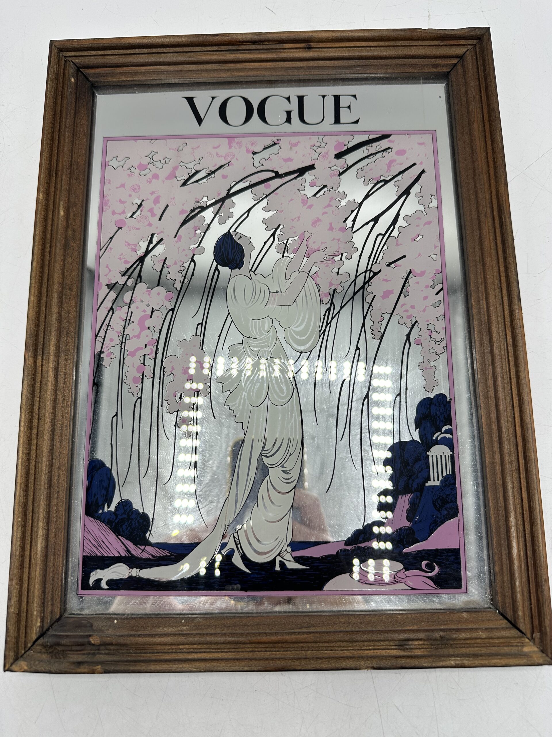 Miroir sérigraphié Vogue année 80 – Image 3