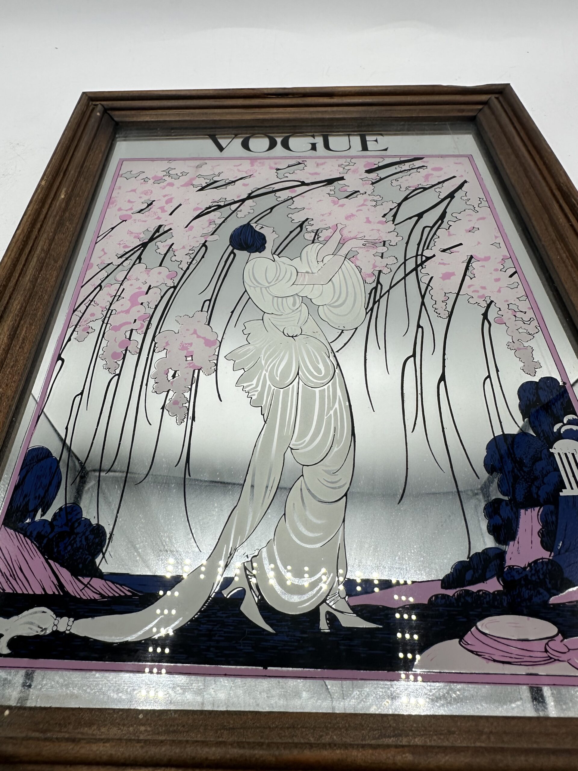 Miroir sérigraphié Vogue année 80 – Image 4