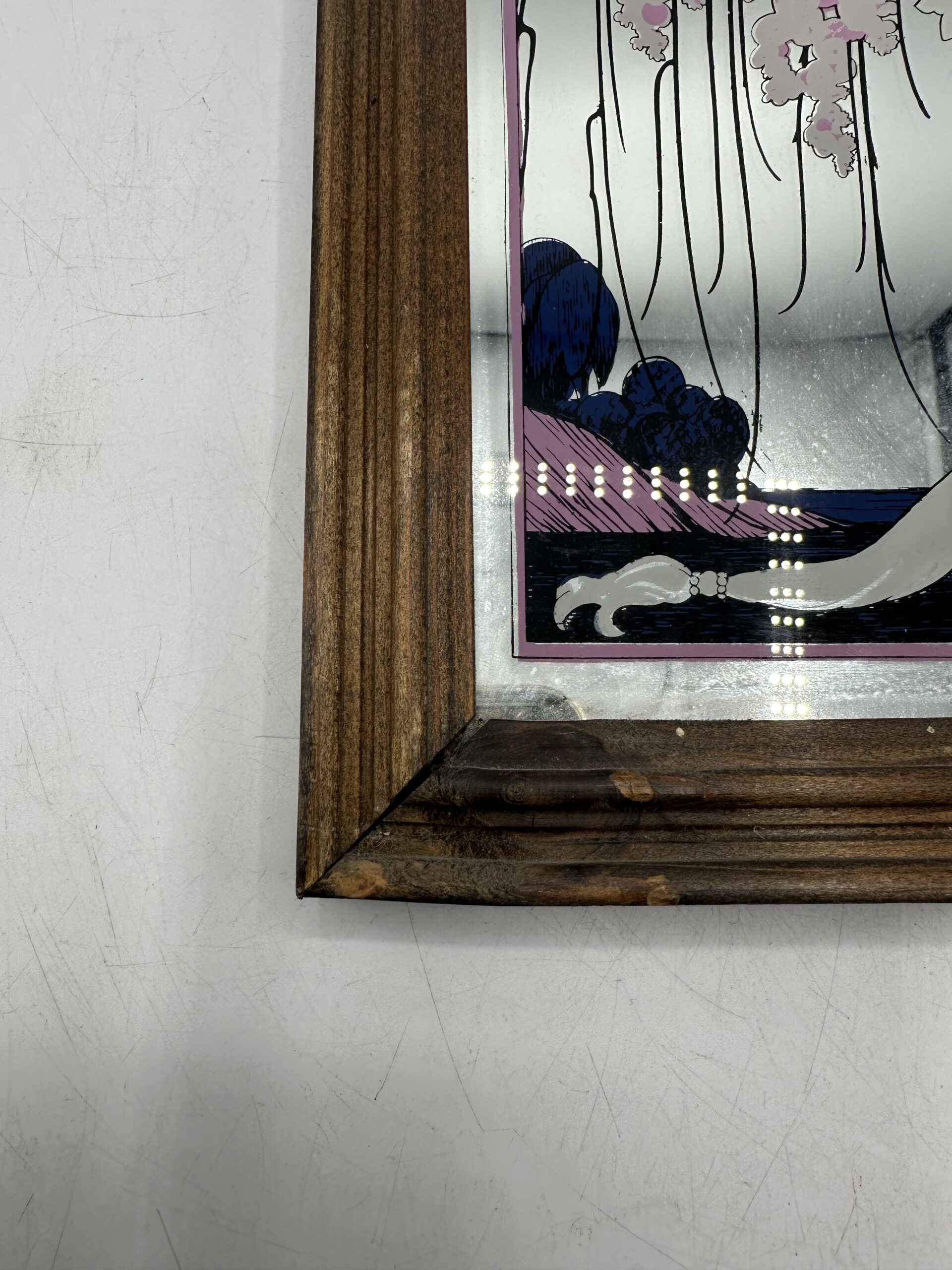 Miroir sérigraphié Vogue année 80 – Image 6