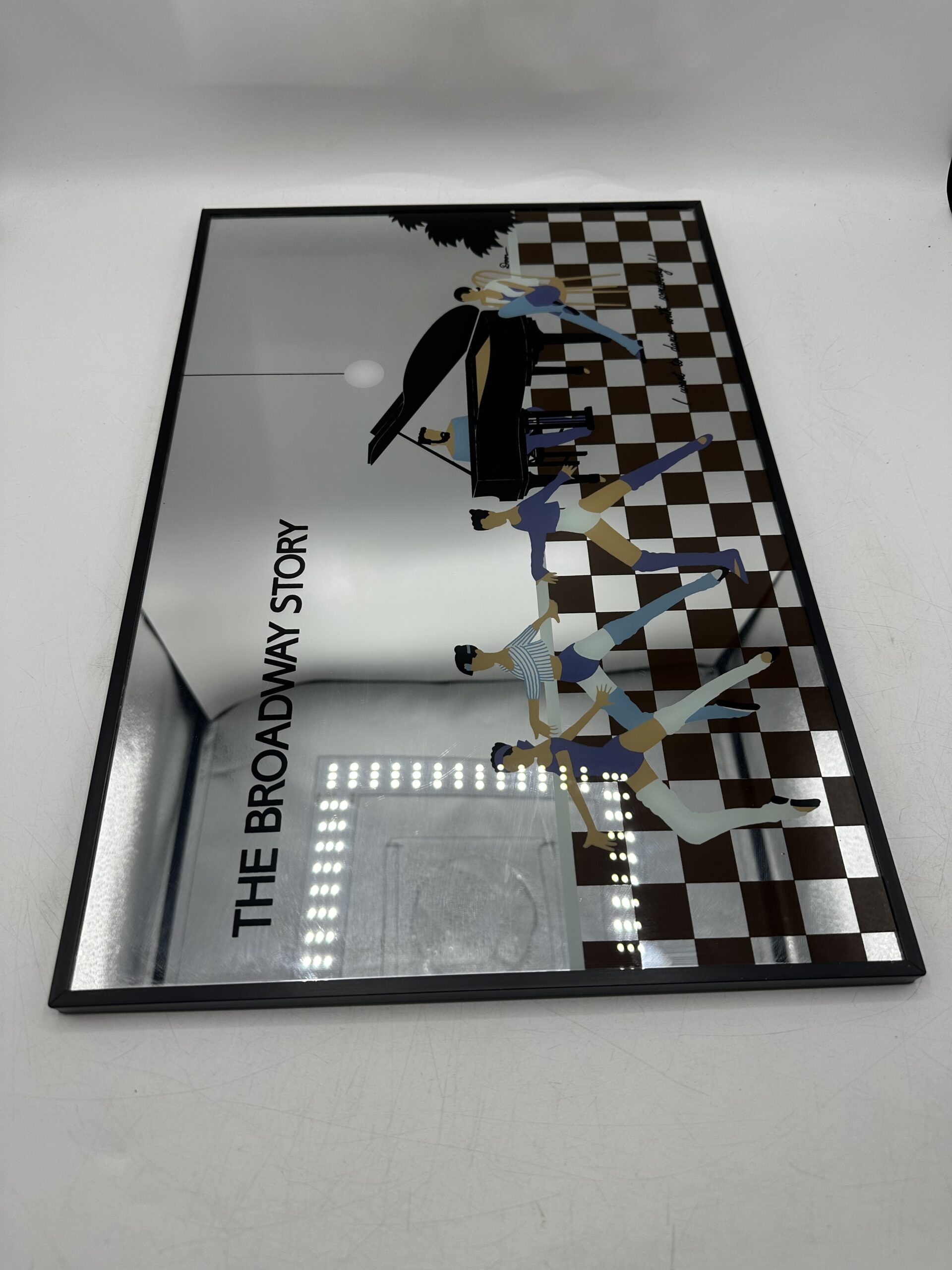 Miroir vintage The Broadway Story – Image 2