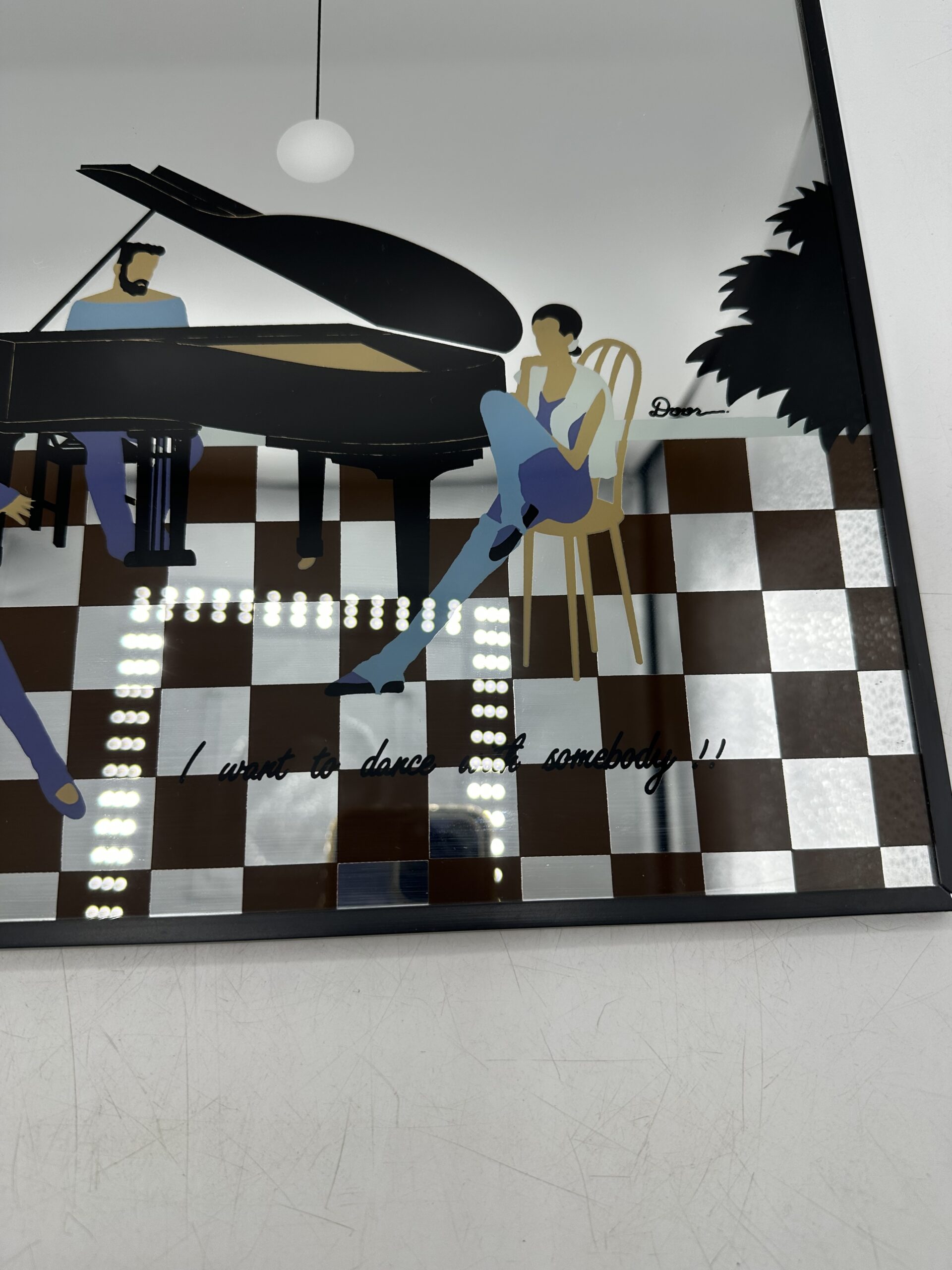 Miroir vintage The Broadway Story – Image 3