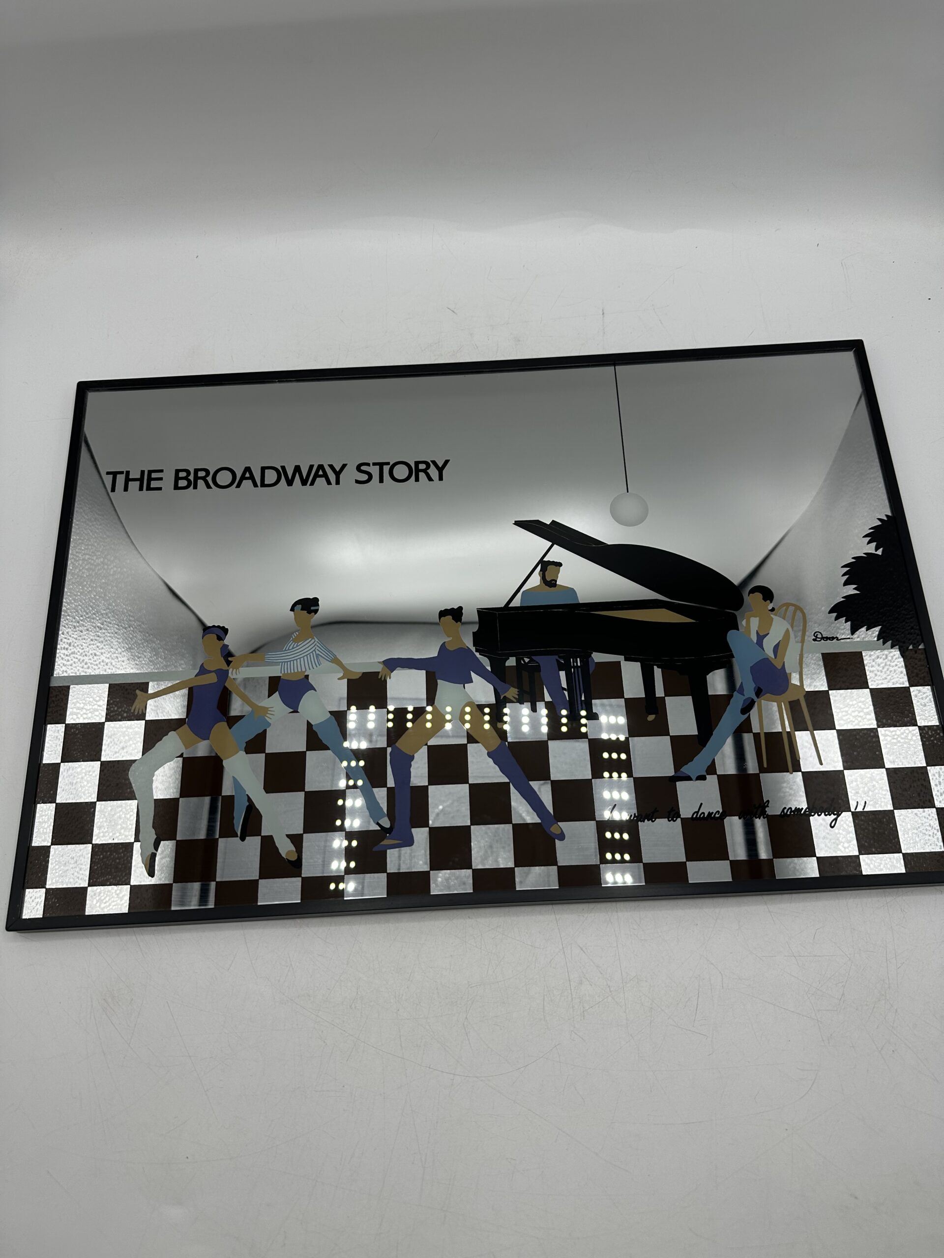 Miroir vintage The Broadway Story – Image 5