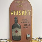 Cadre en bois Porter & Son Whiskey