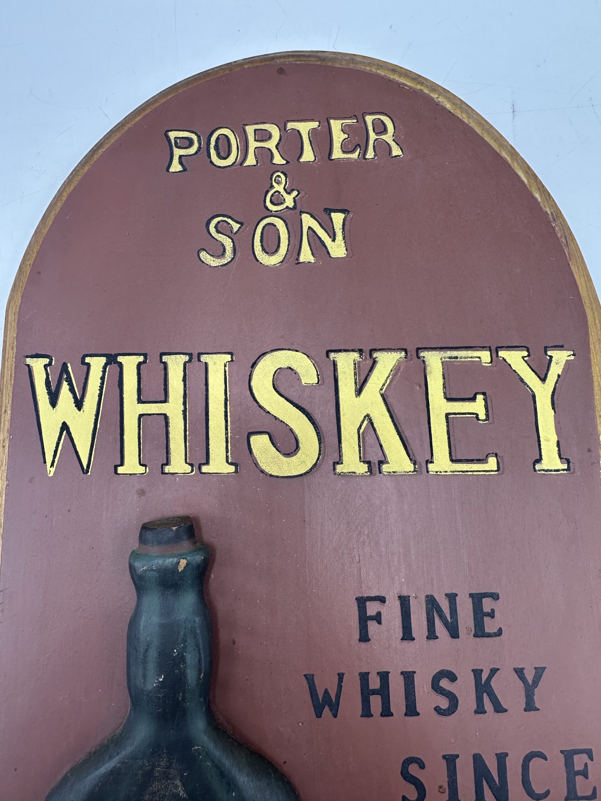 Cadre en bois Porter & Son Whiskey – Image 6
