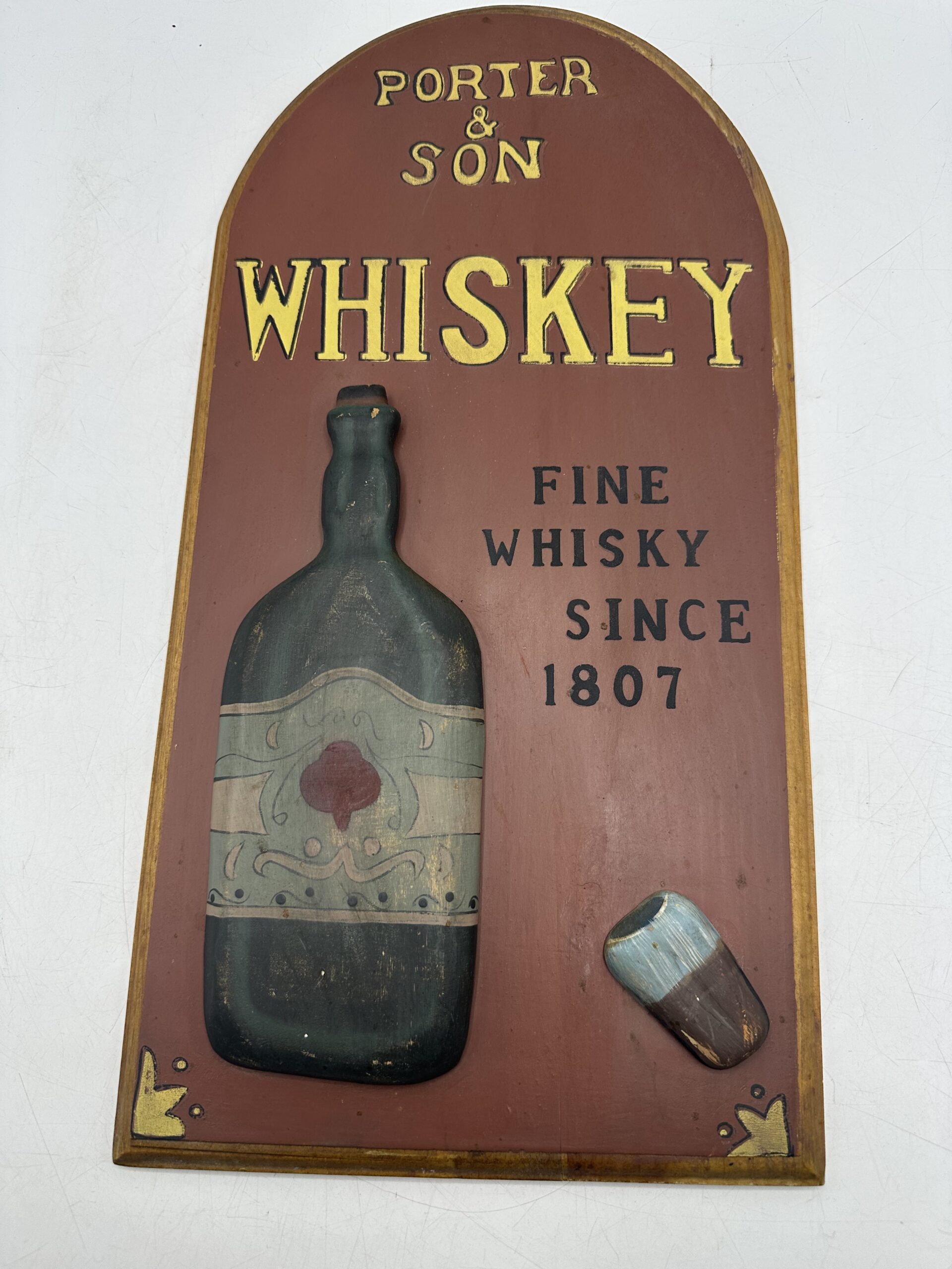 Cadre en bois Porter & Son Whiskey – Image 7