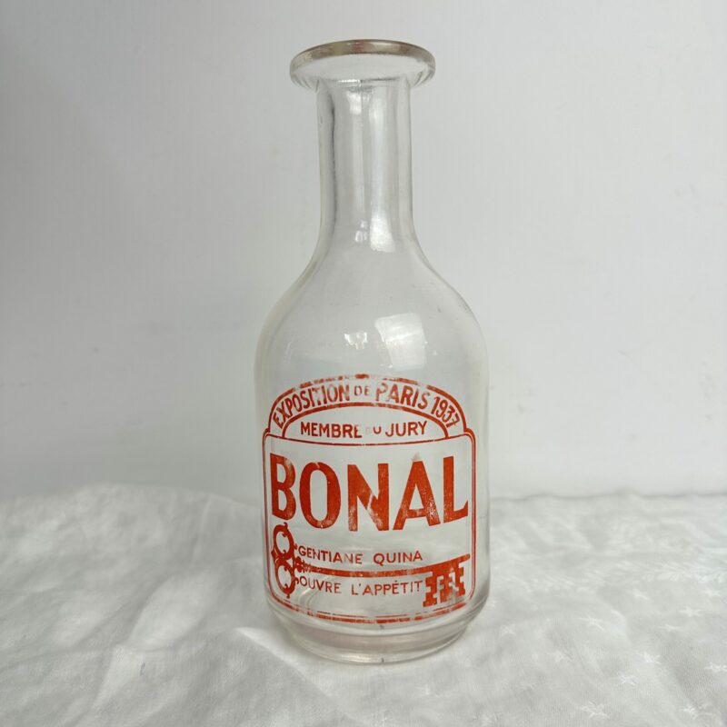 Carafe en verre Bonal vintage
