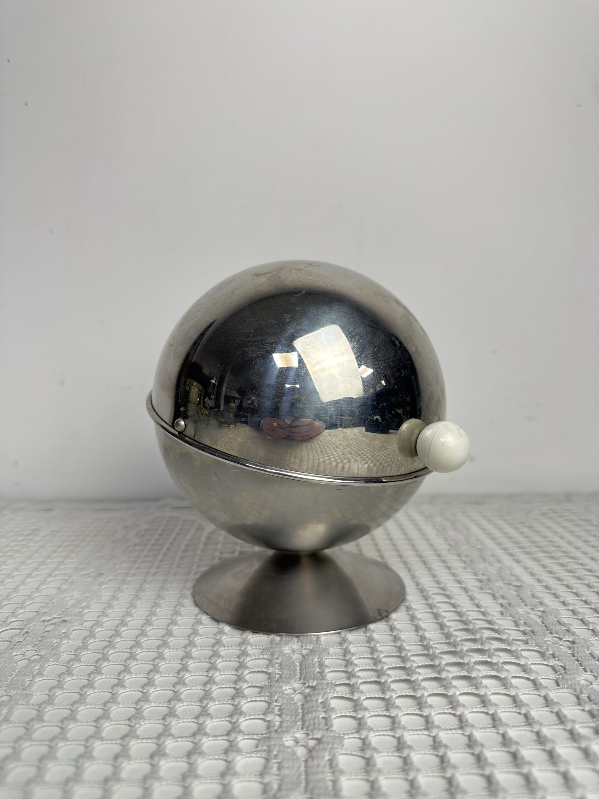 Sucrier Guy Degrenne inox vintage