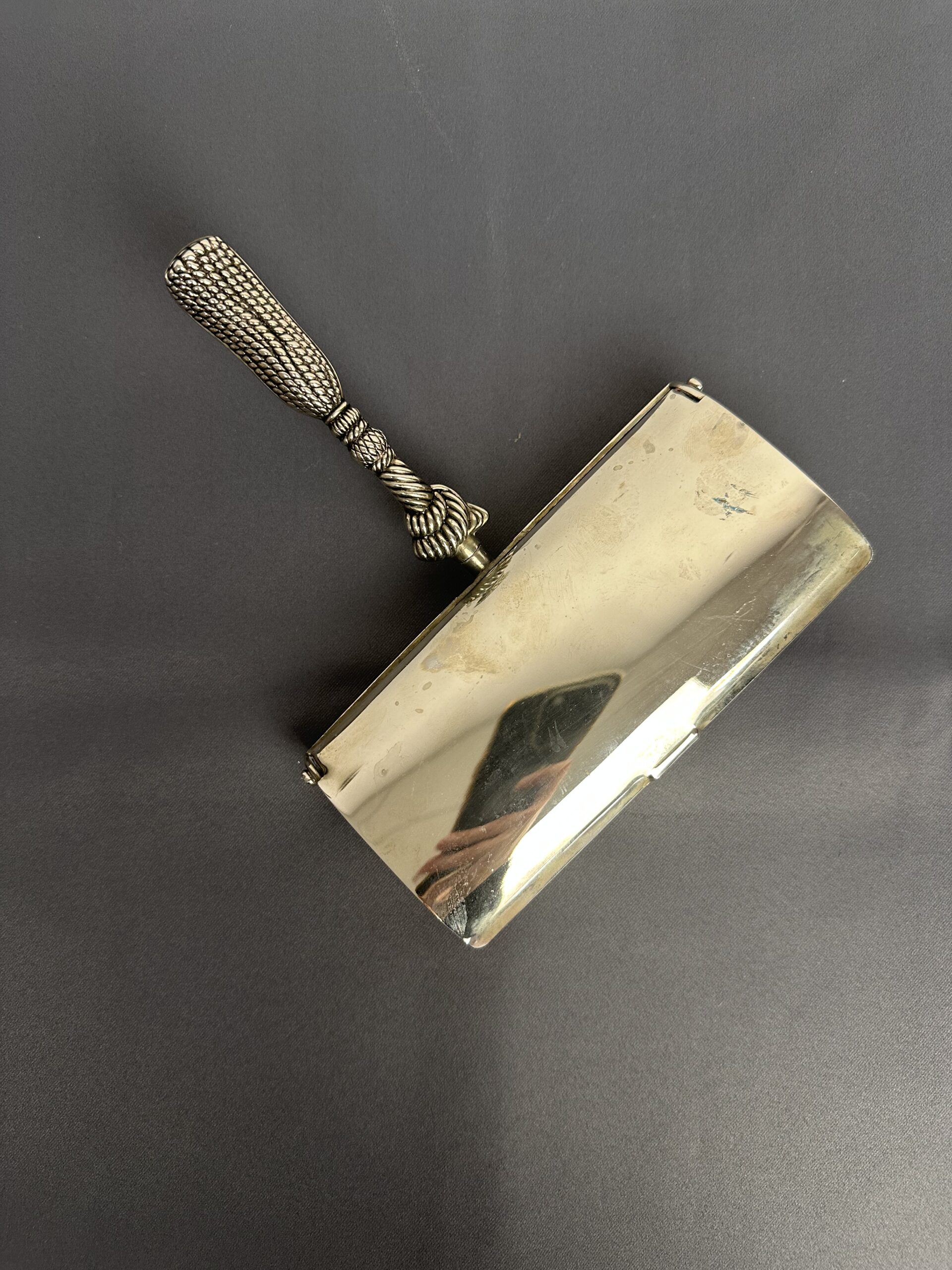 Ramasse miettes Silea métal argenté