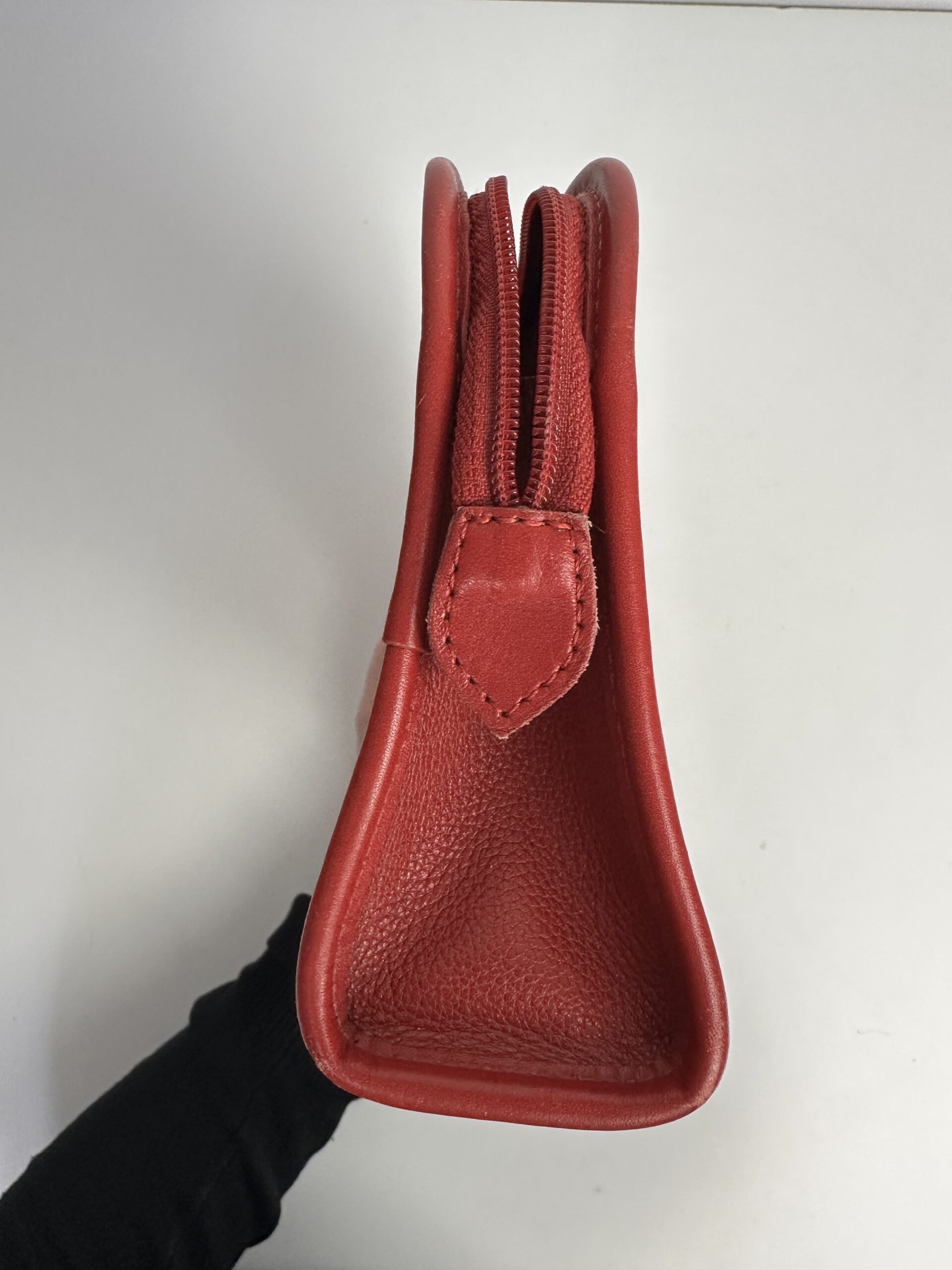 Pochette vintage Longchamp en cuir – Image 7