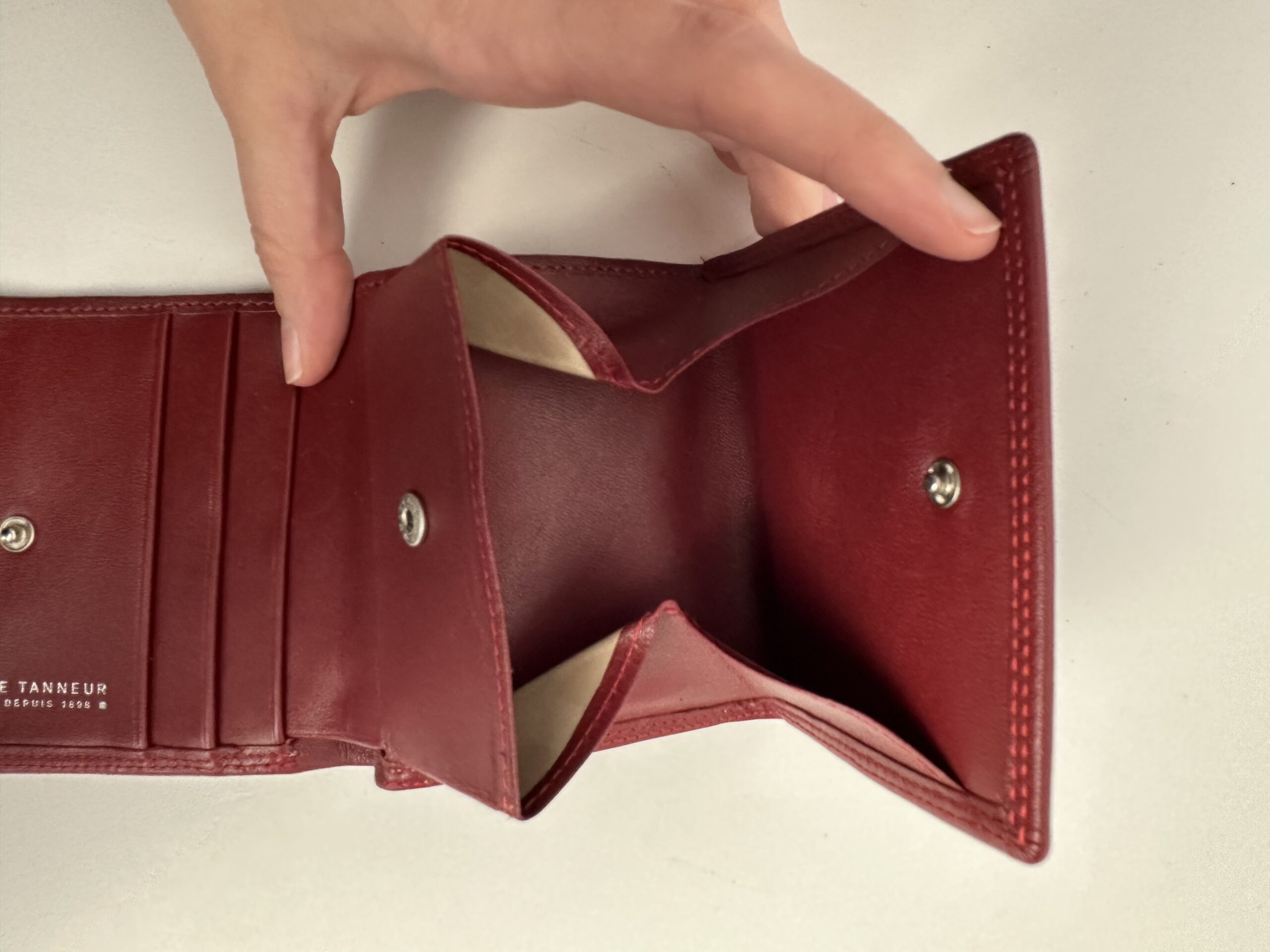 Porte monnaie en cuir Le Tanneur – Image 5