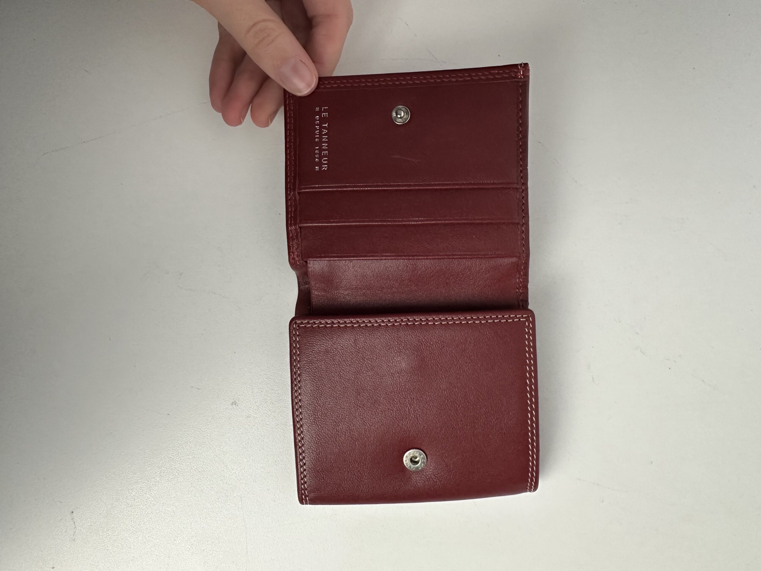 Porte monnaie en cuir Le Tanneur – Image 7