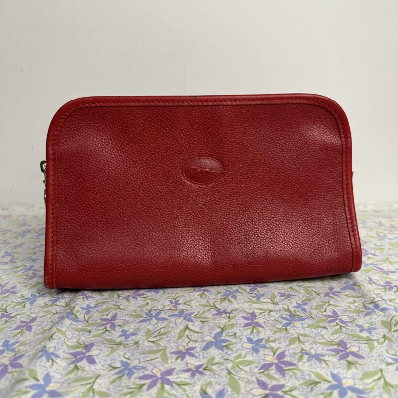 Pochette vintage Longchamp en cuir