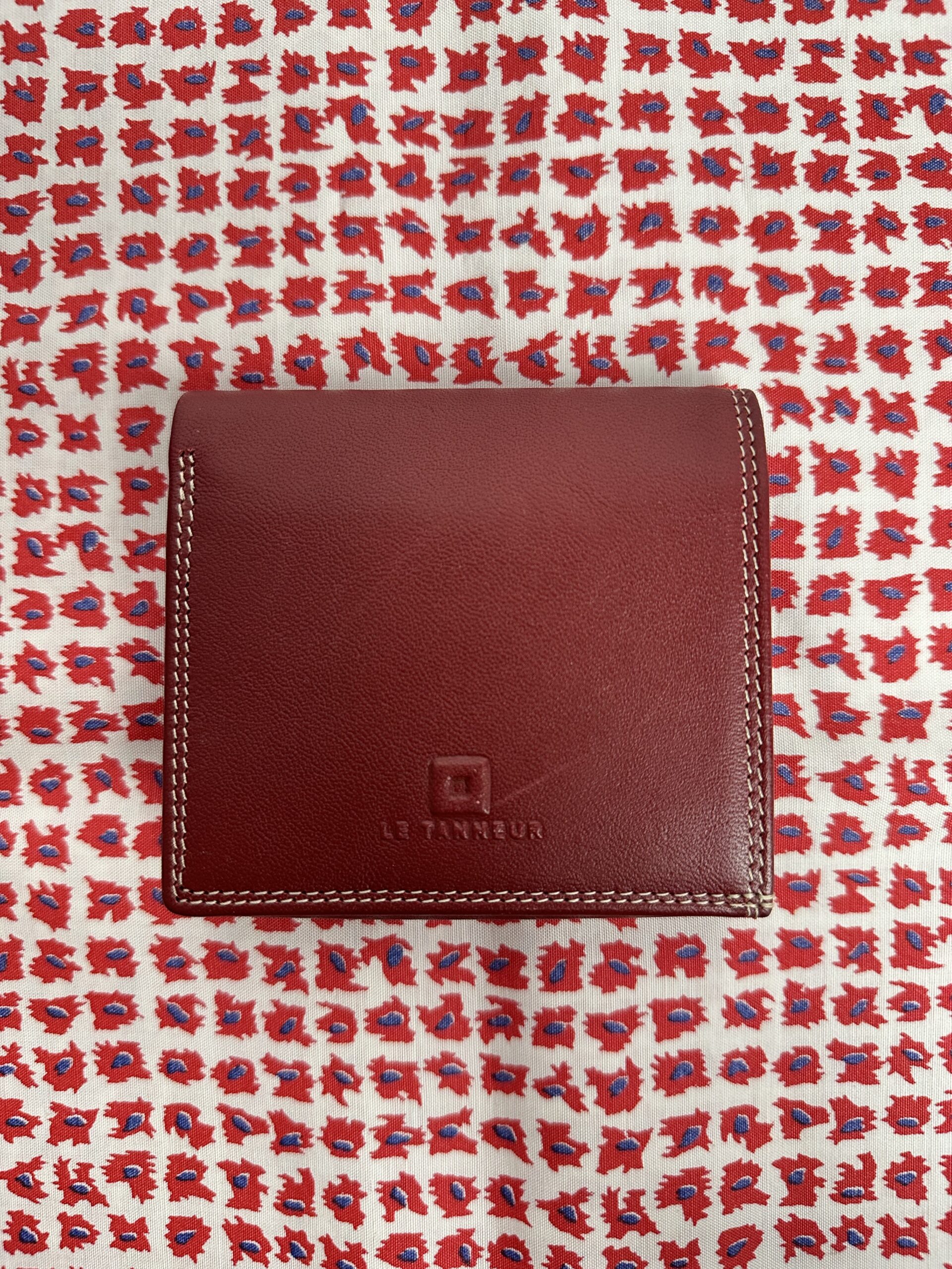Porte monnaie en cuir Le Tanneur