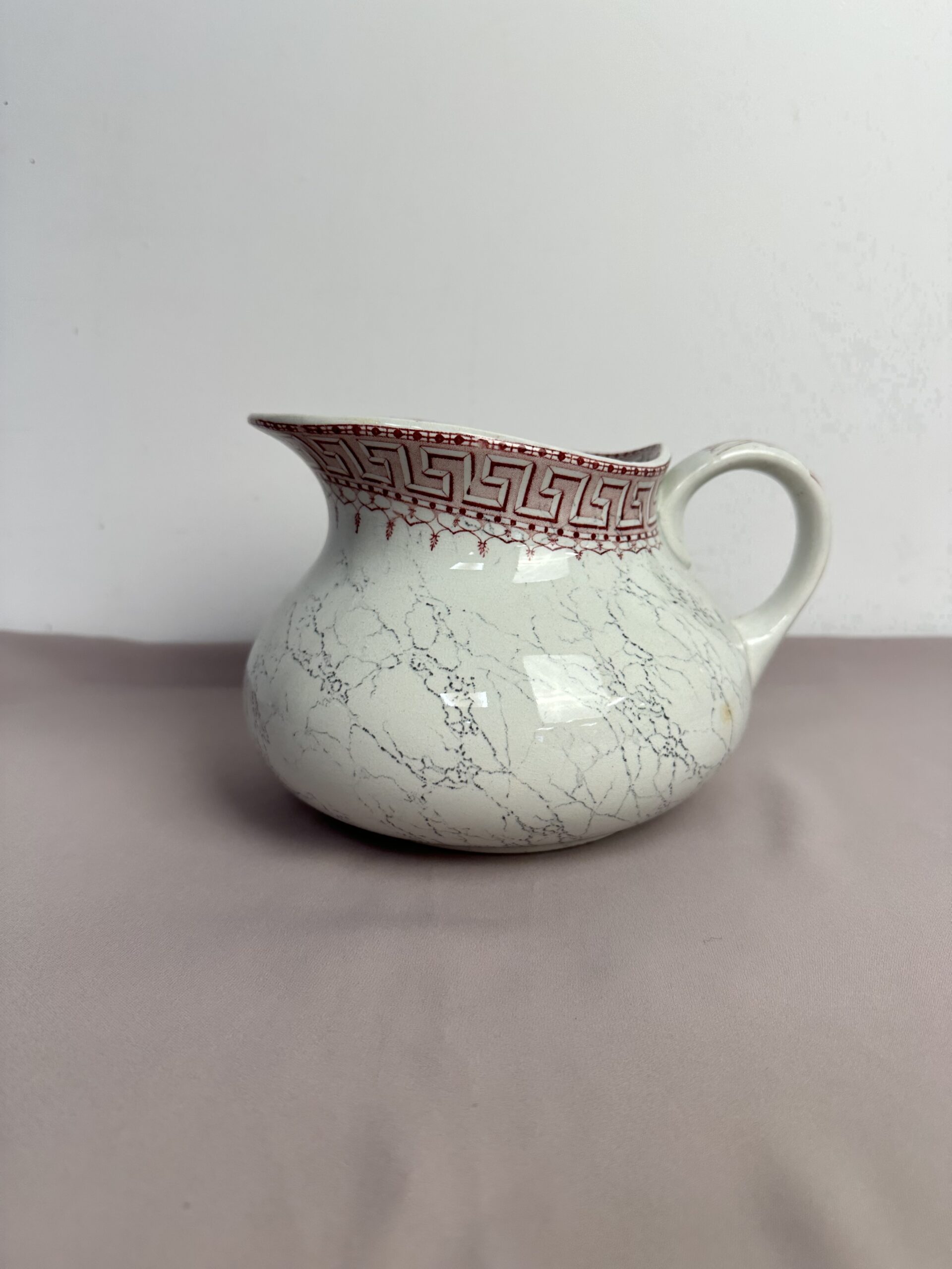 Ancien pichet de toilette Lunéville KG Athènes