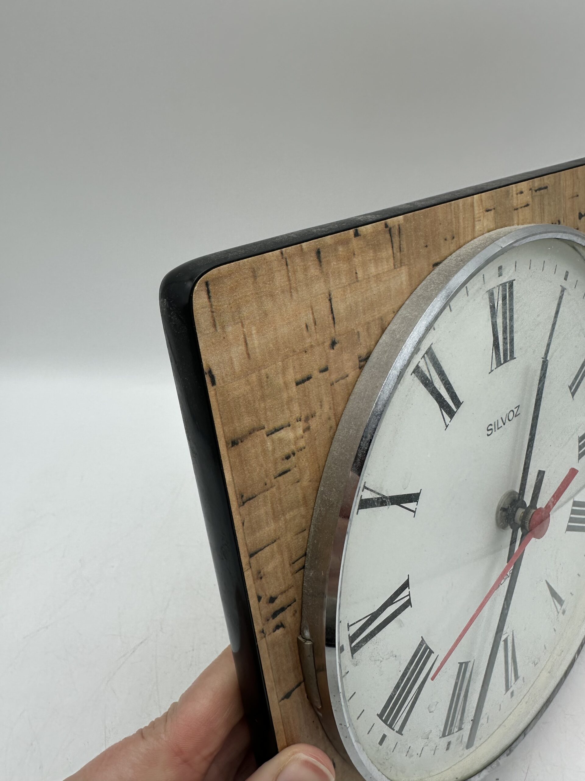 Ancienne horloge murale Silvoz vintage – Image 5