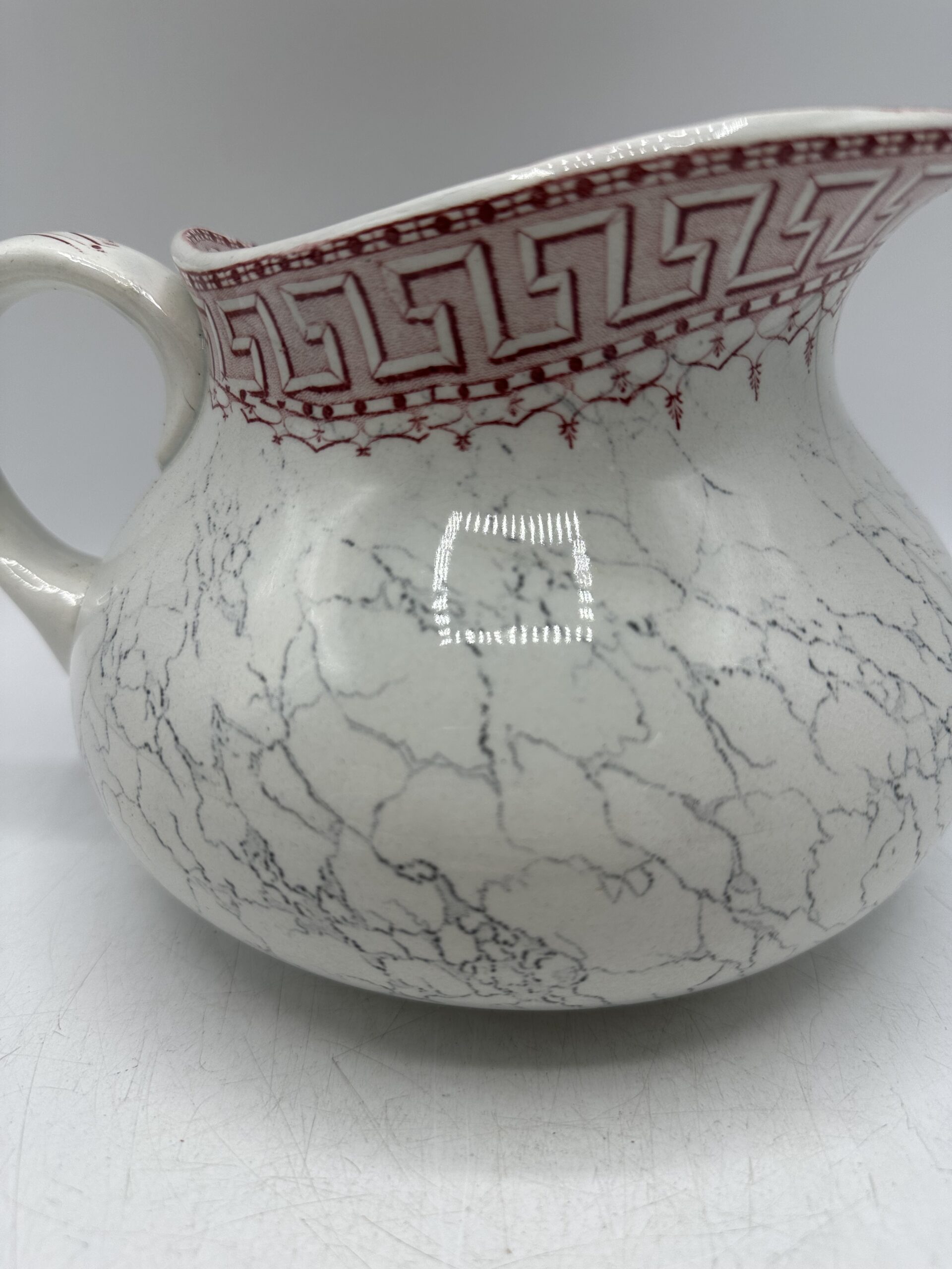 Ancien pichet de toilette Lunéville KG Athènes – Image 3