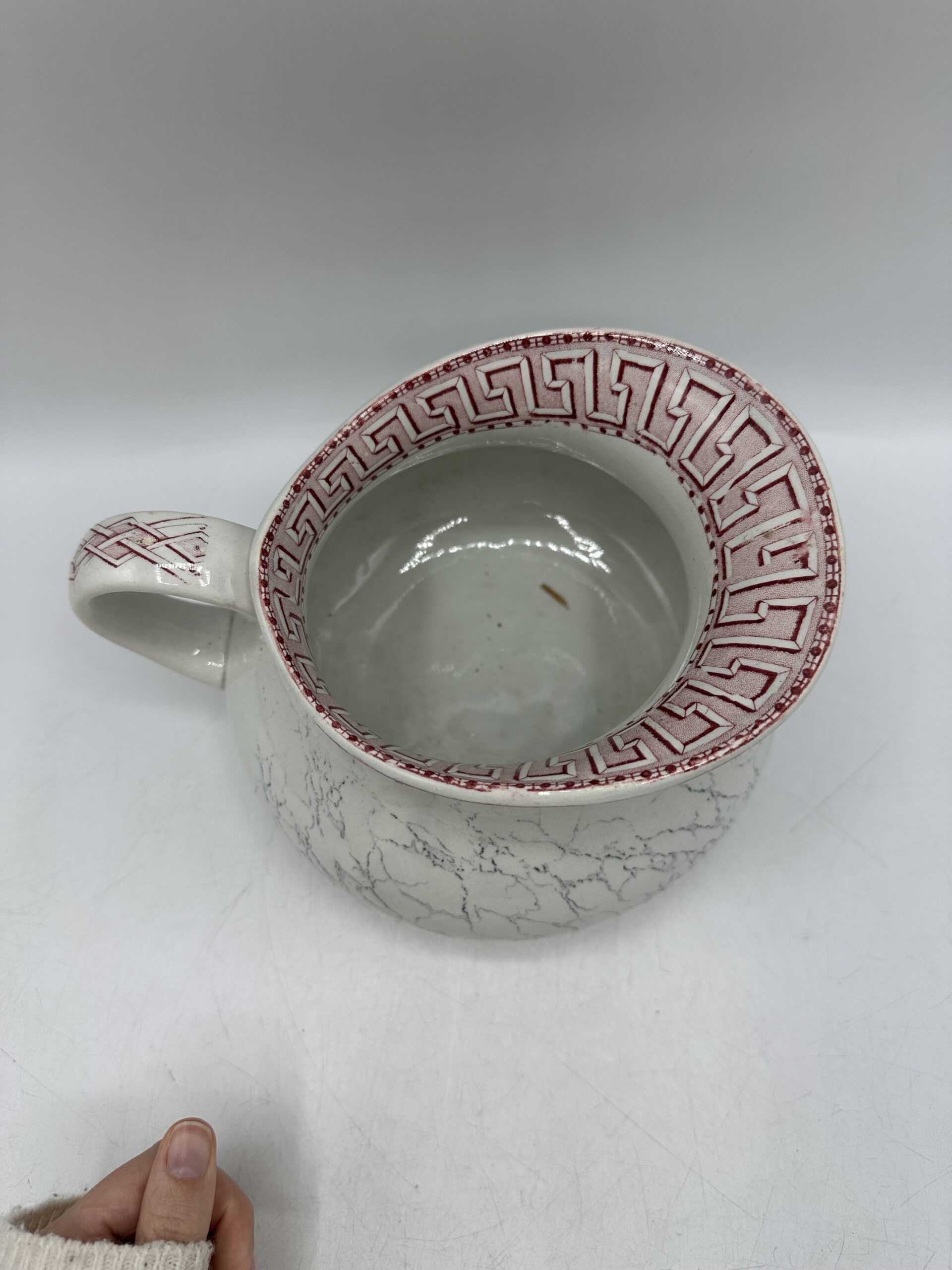 Ancien pichet de toilette Lunéville KG Athènes – Image 4