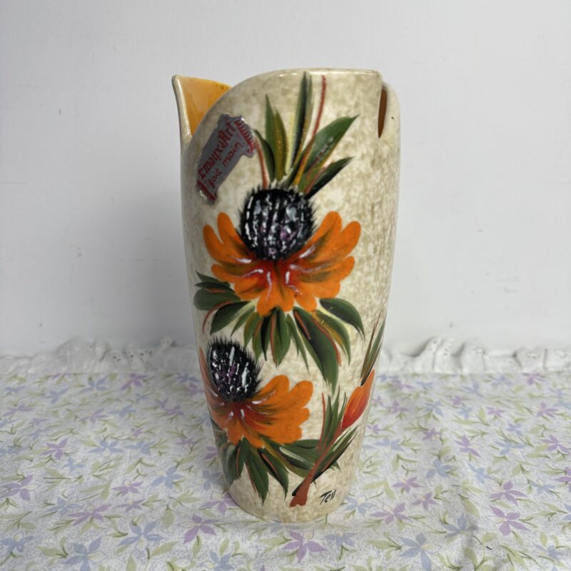 Vase céramique Vallauris signé Tess