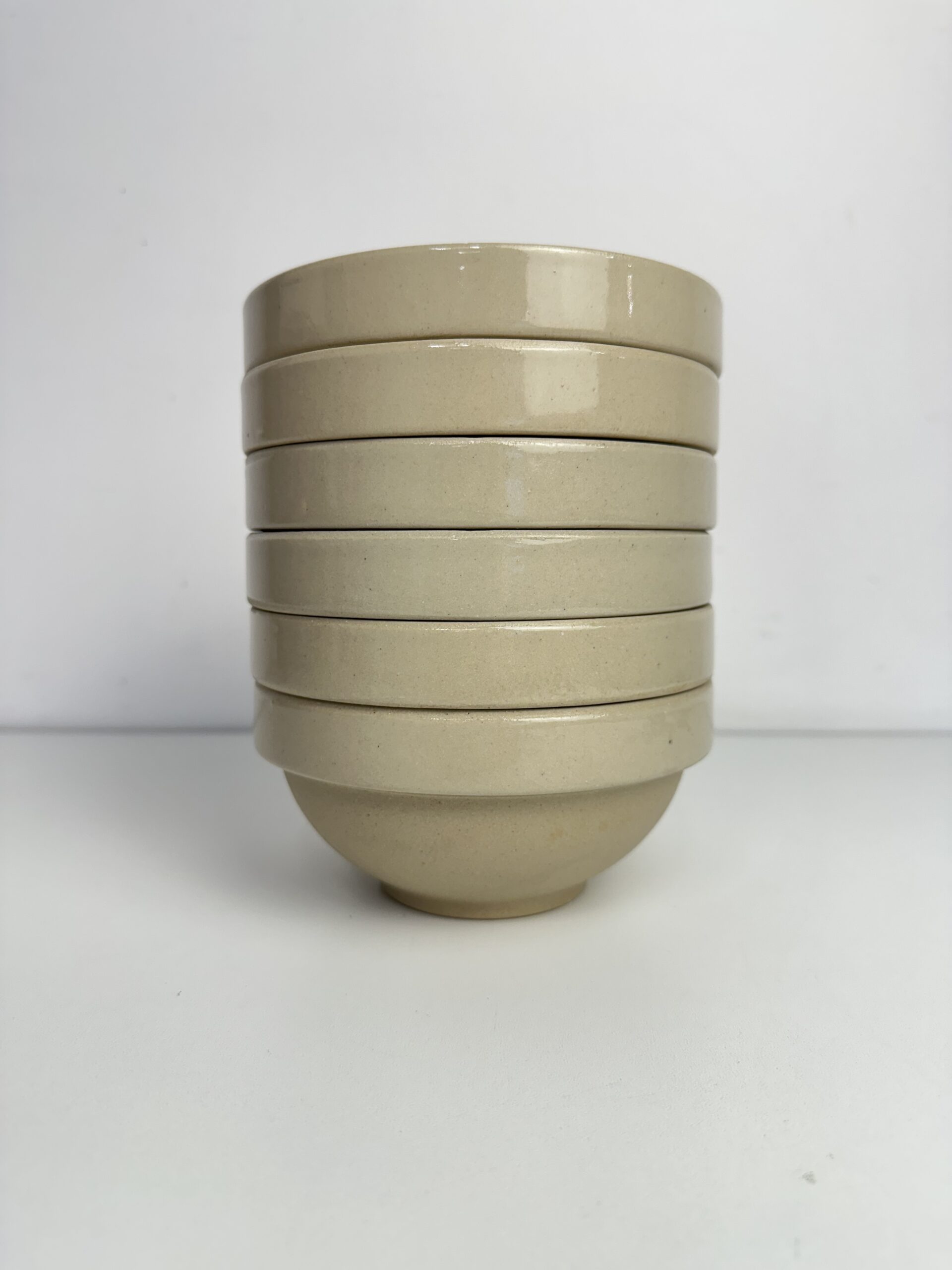 Ensemble 6 bols en grès – Image 2