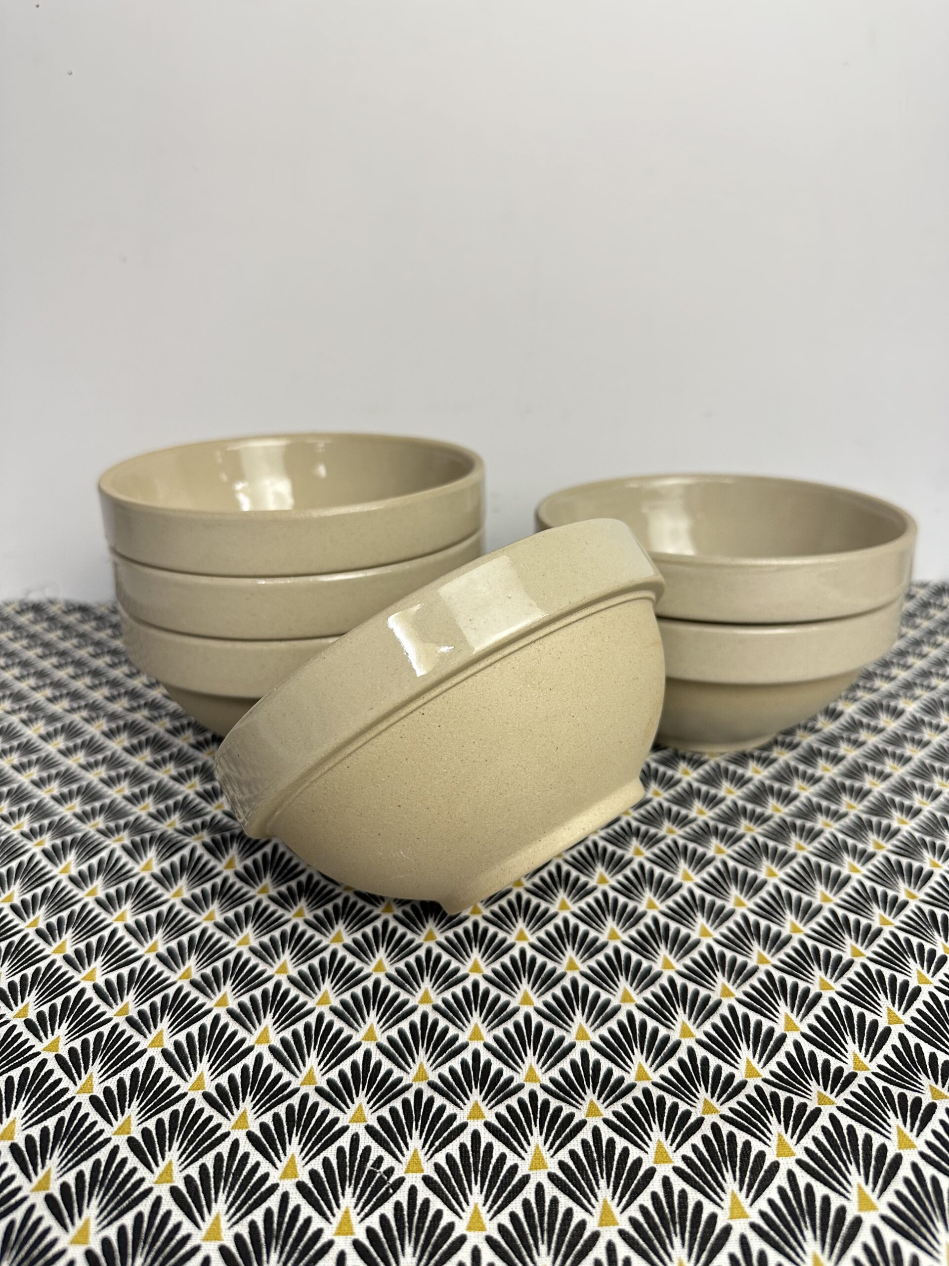 Ensemble 6 bols en grès