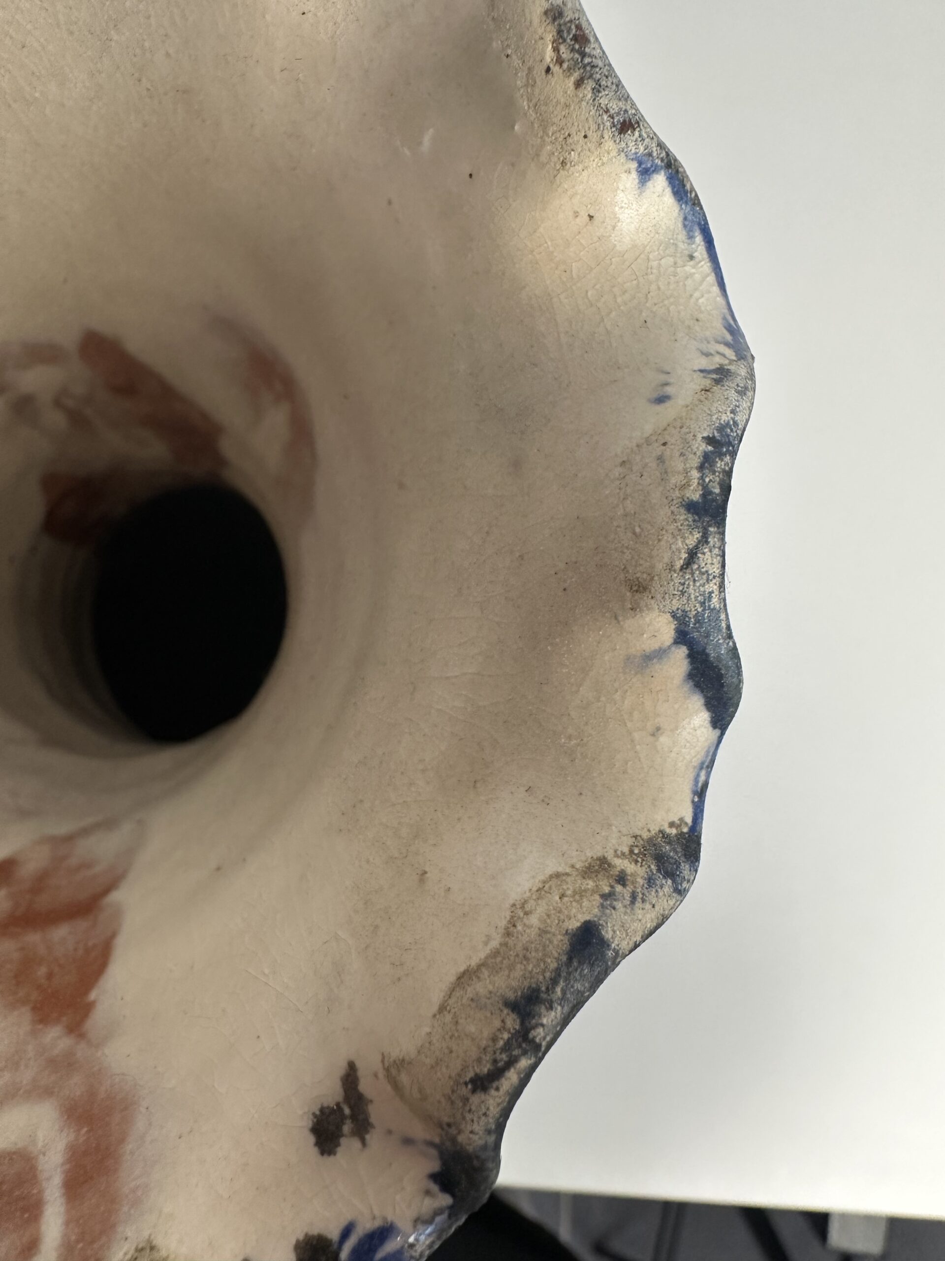 Grand vase marocain Safi bleu – Image 8