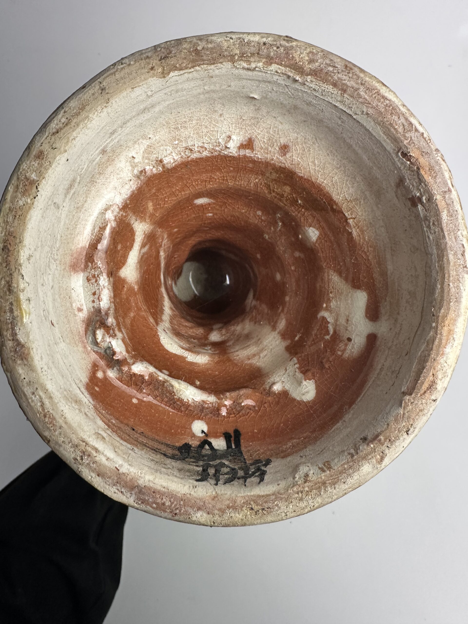 Grand vase marocain Safi marron – Image 13