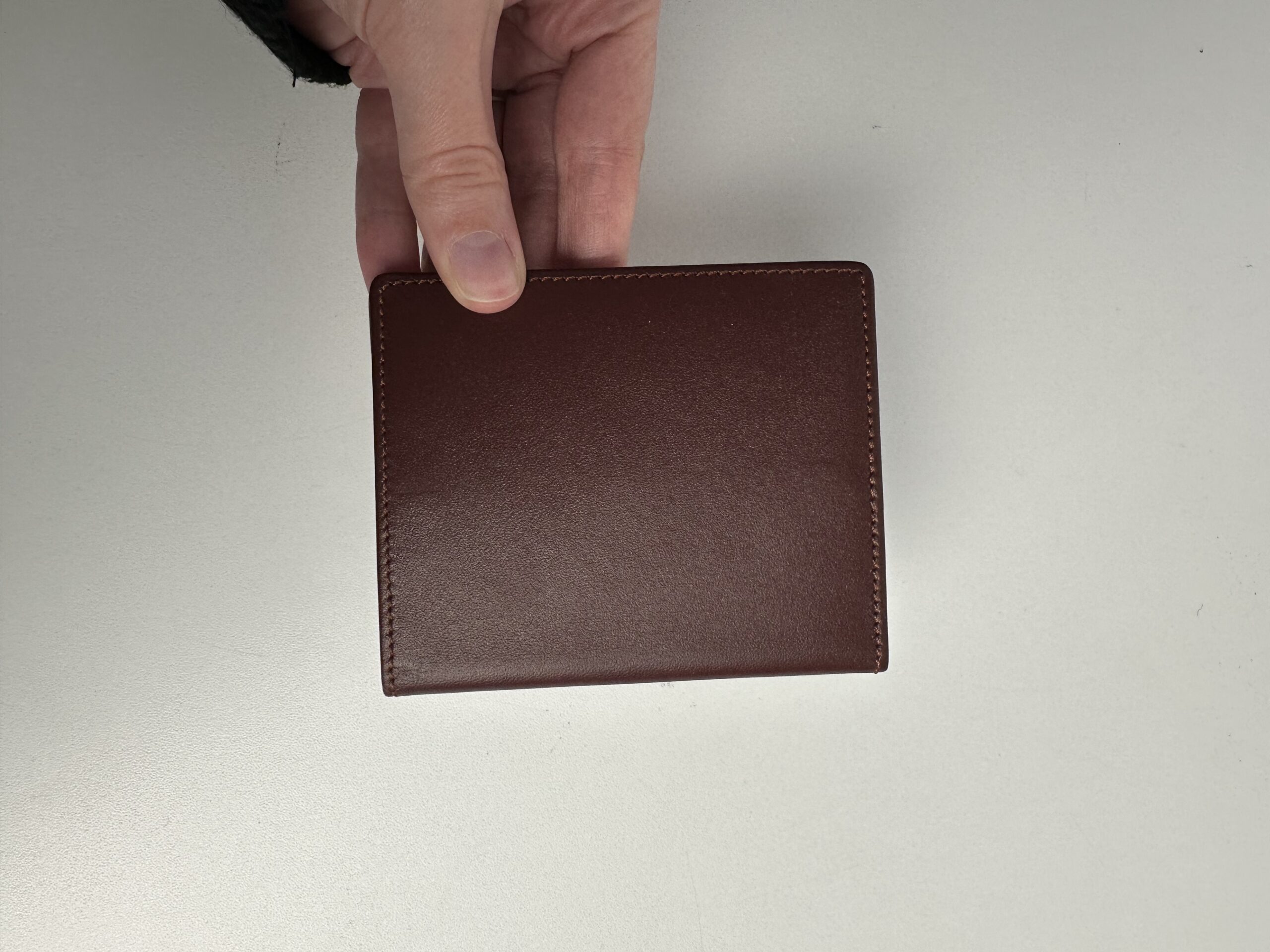 Miroir de poche en cuir Cartier vintage – Image 11