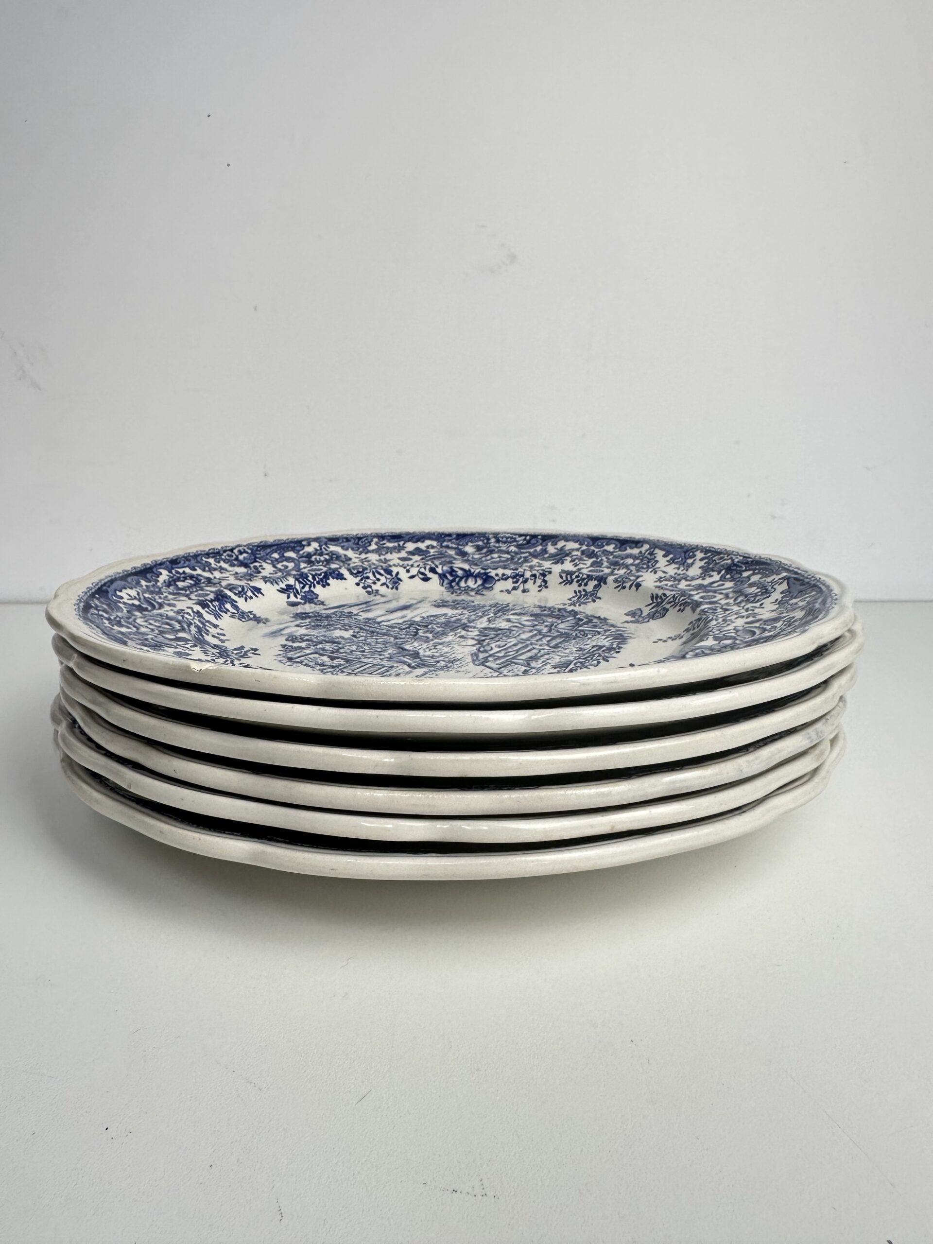Lot de 6 assiettes anciennes Luneville – Image 3