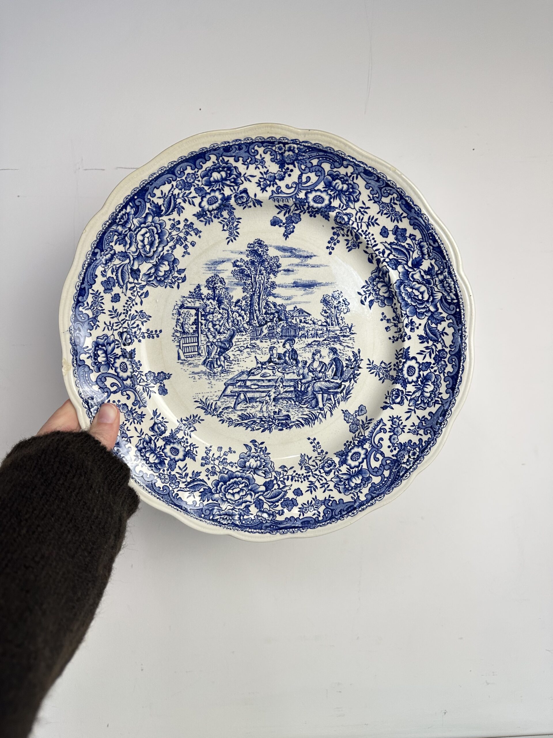 Lot de 6 assiettes anciennes Luneville – Image 2