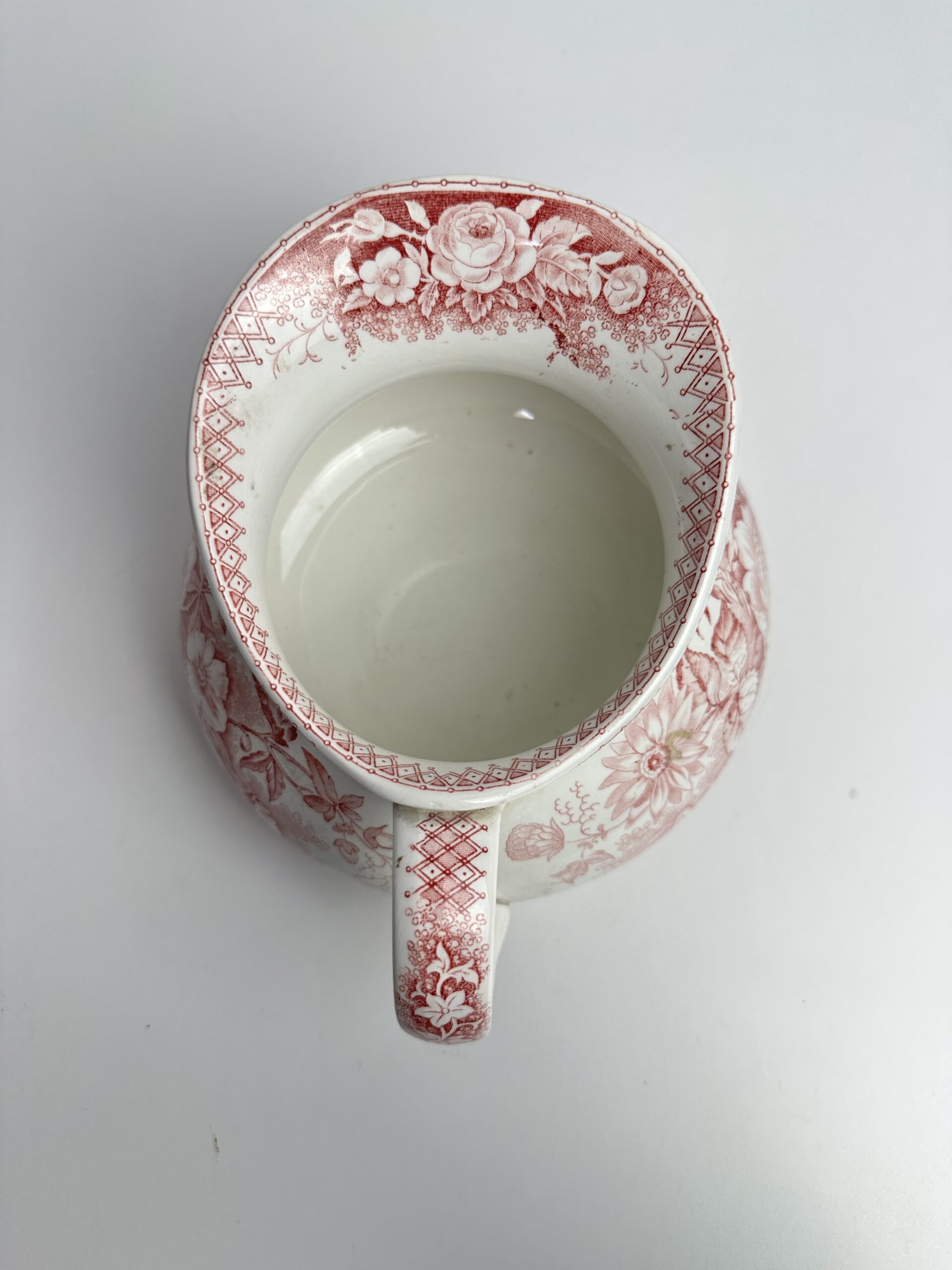 Ancien broc de toilettes Sarreguemines jardinière – Image 3