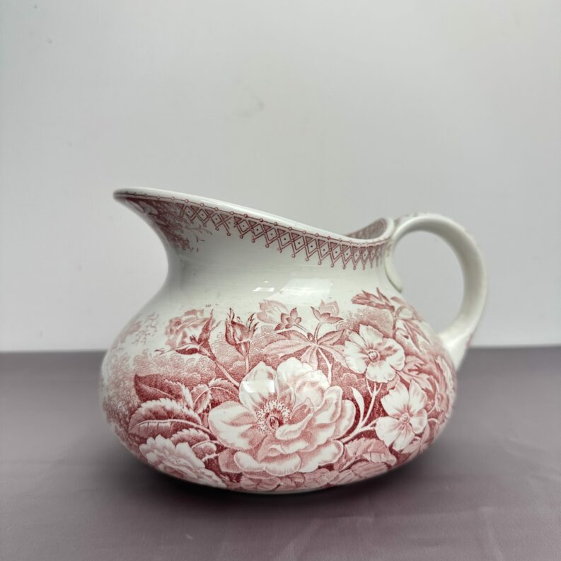 Ancien broc de toilettes Sarreguemines jardinière