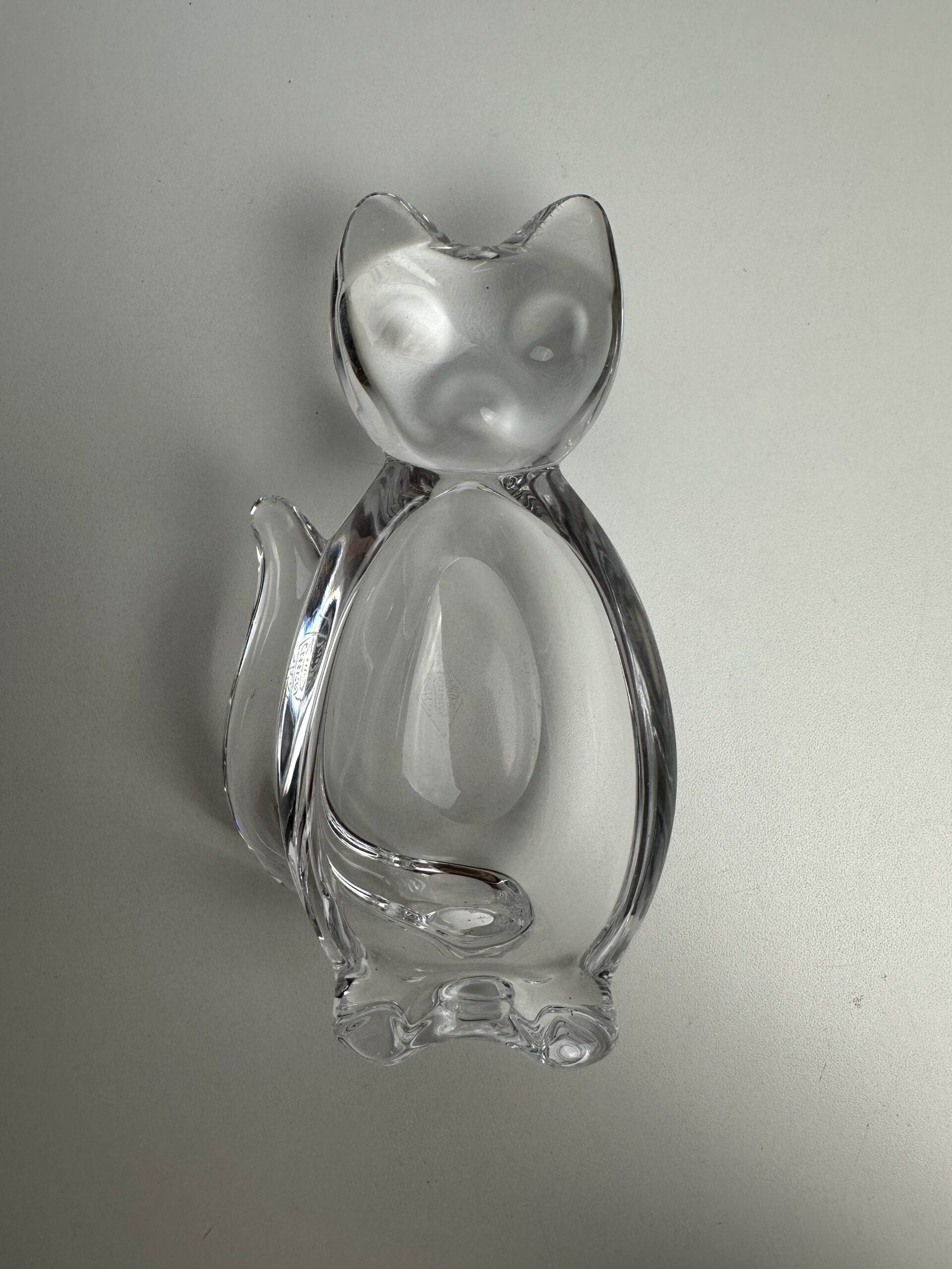 Vide poche cristal de Vannes Chat – Image 2