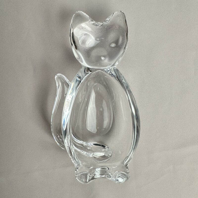Vide poche cristal de Vannes Chat