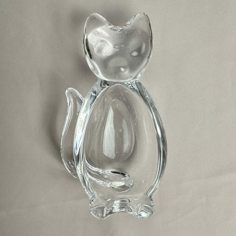 Vide poche cristal de Vannes Chat