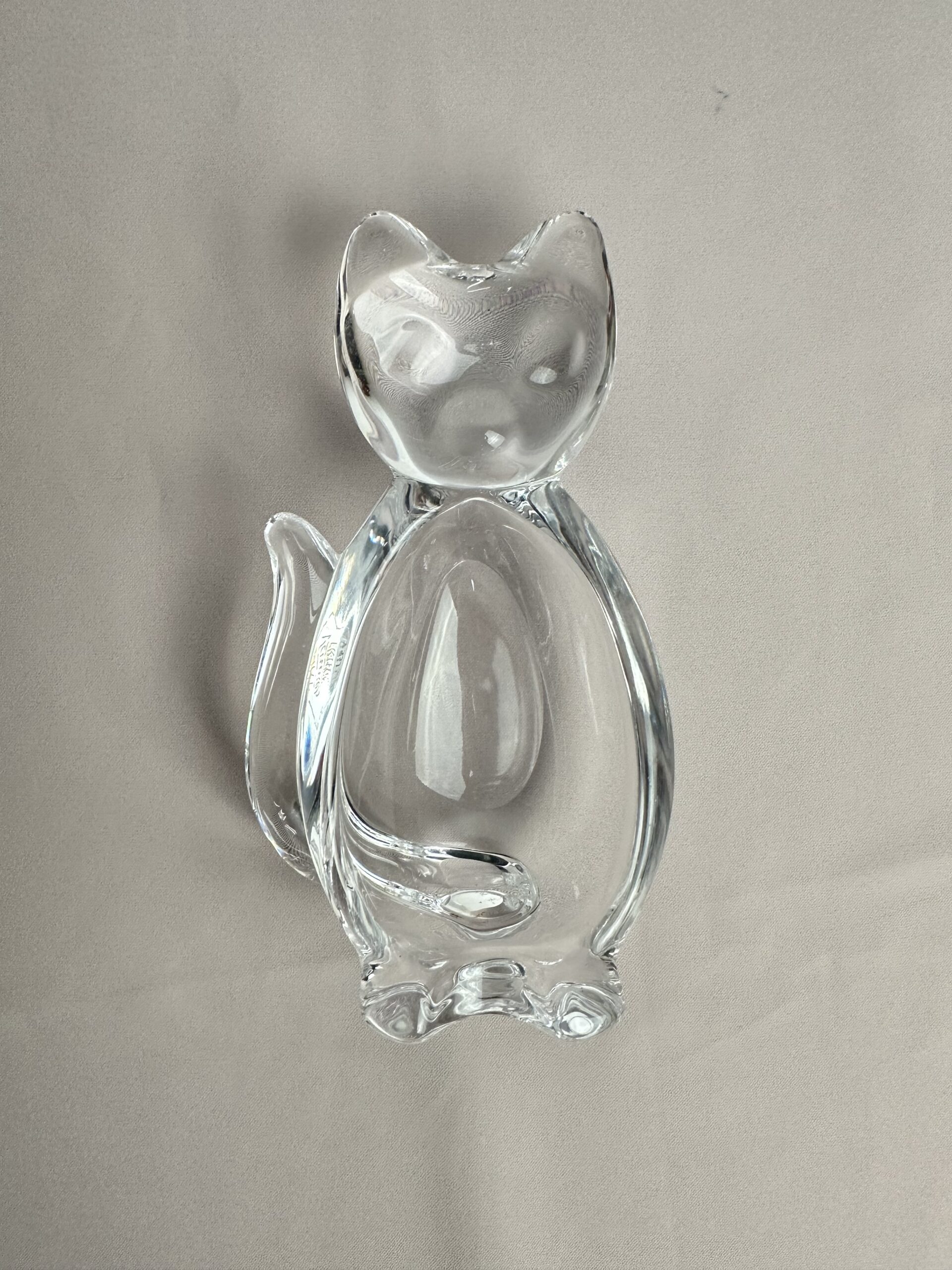 Vide poche cristal de Vannes Chat
