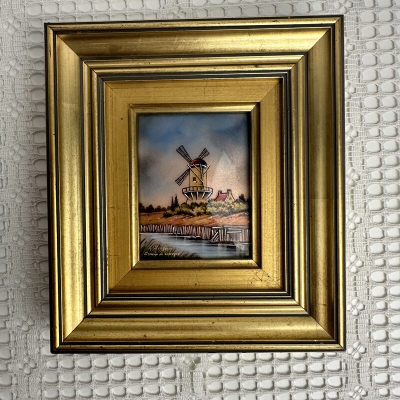 Cadre Alain Grafeuil Emaux de Limoges