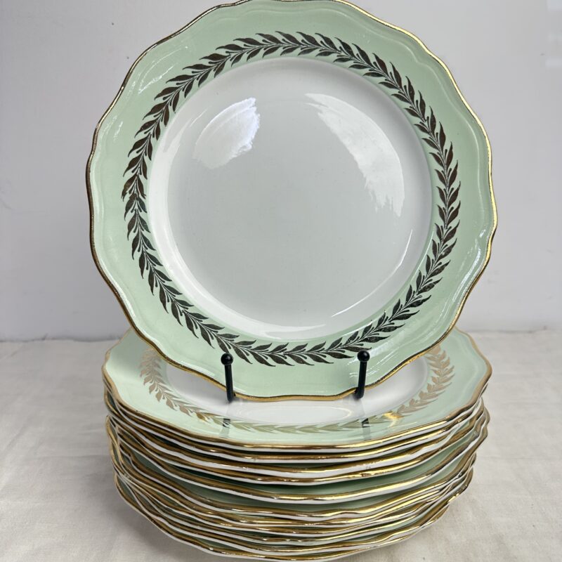 6 assiettes plates l'Amandinoise