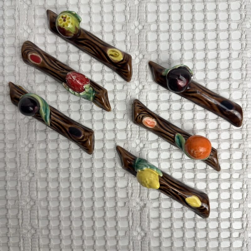 6 porte couteaux barbotine