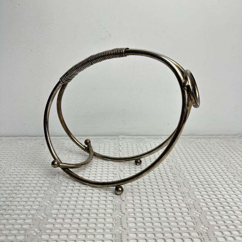 Porte bouteille vintage en métal