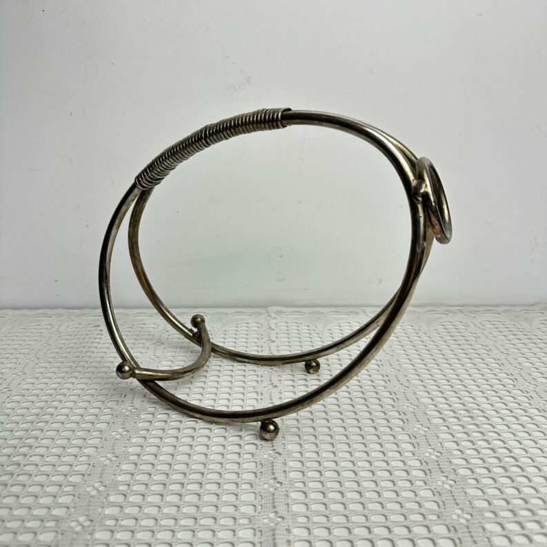 Porte bouteille vintage en métal