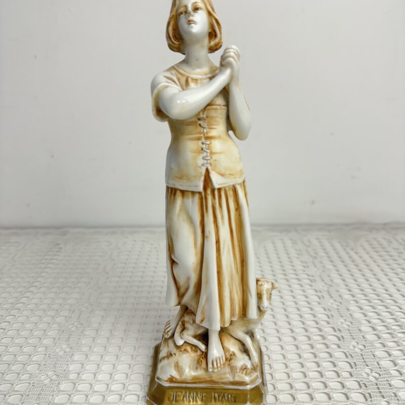 Statue Jeanne d'Arc porcelaine