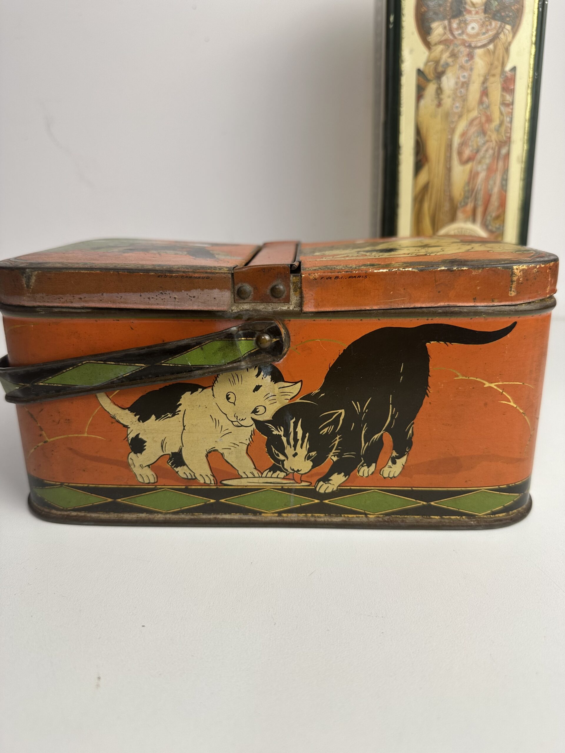 2 boites en métal vintage – Image 5