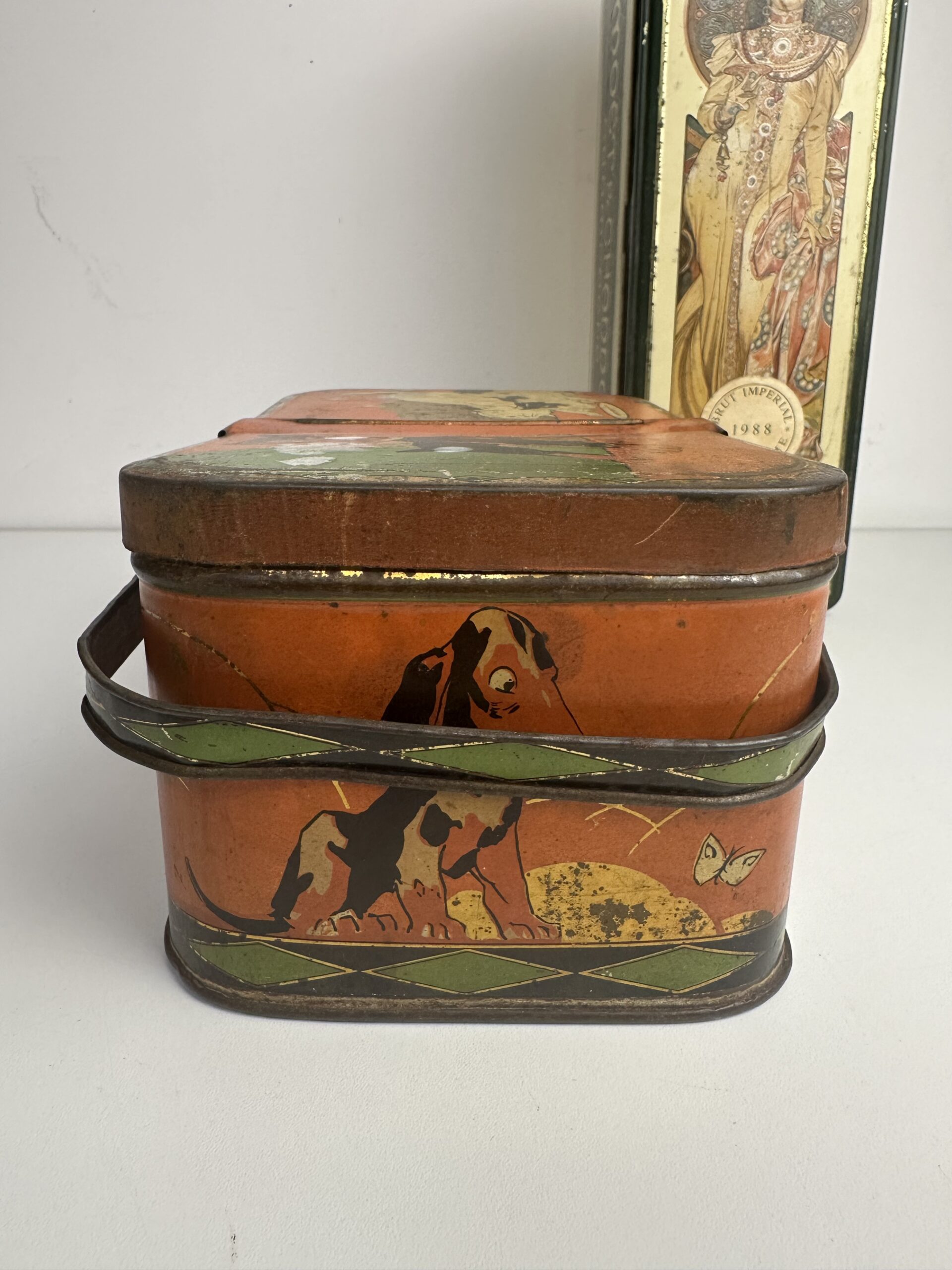 2 boites en métal vintage – Image 6