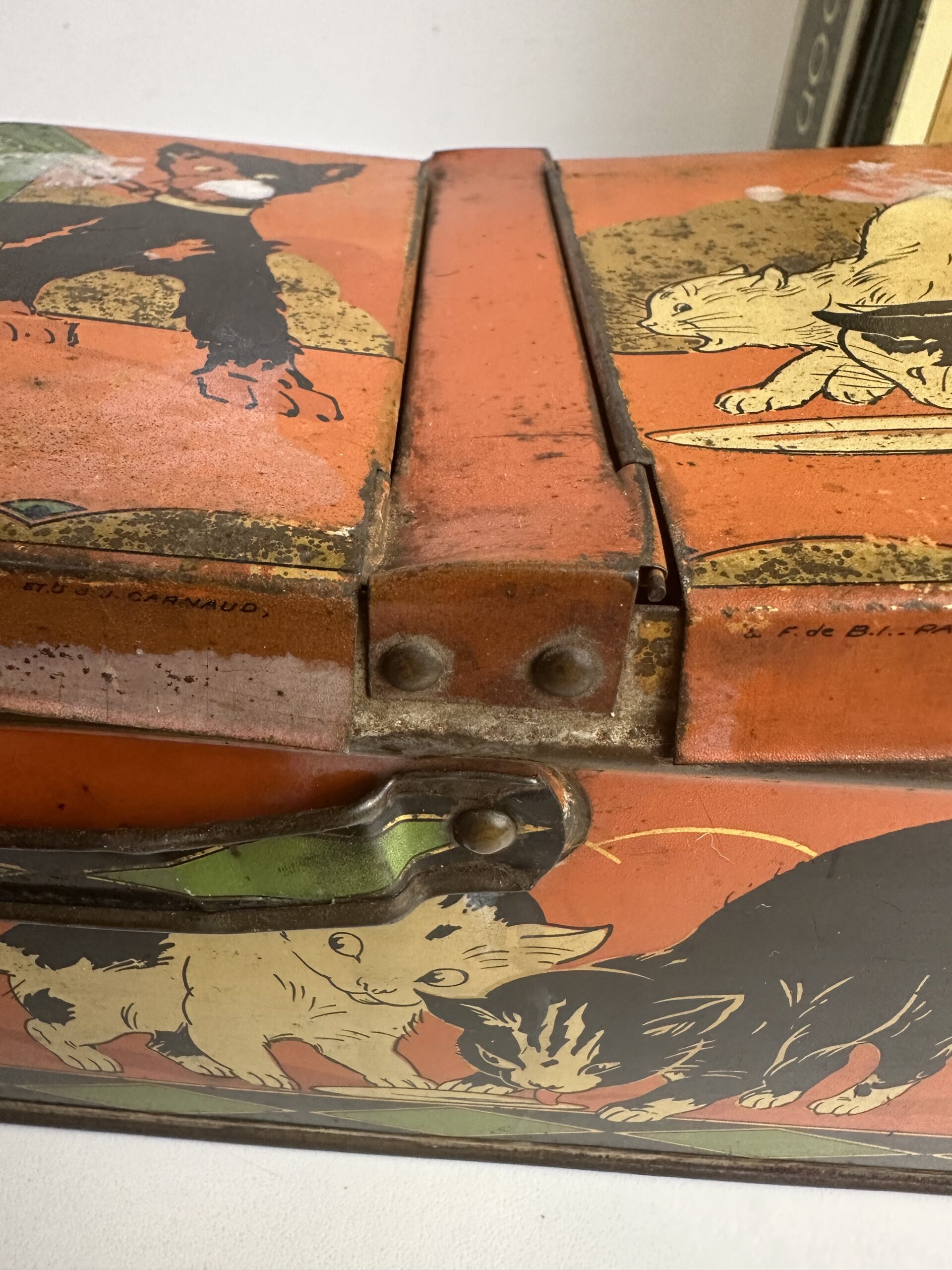 2 boites en métal vintage – Image 11