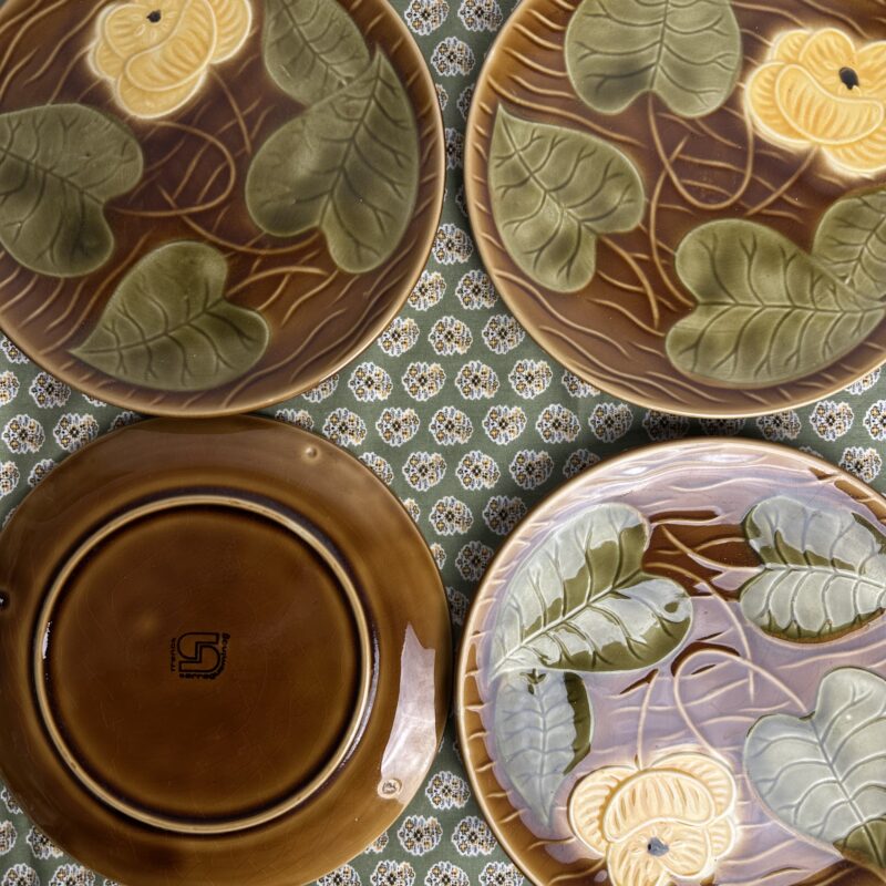 4 assiettes à dessert Sarreguemines