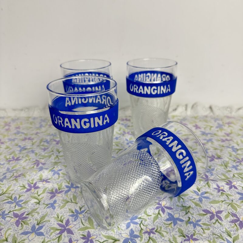 4 verres Orangina vintage Matali Crasset